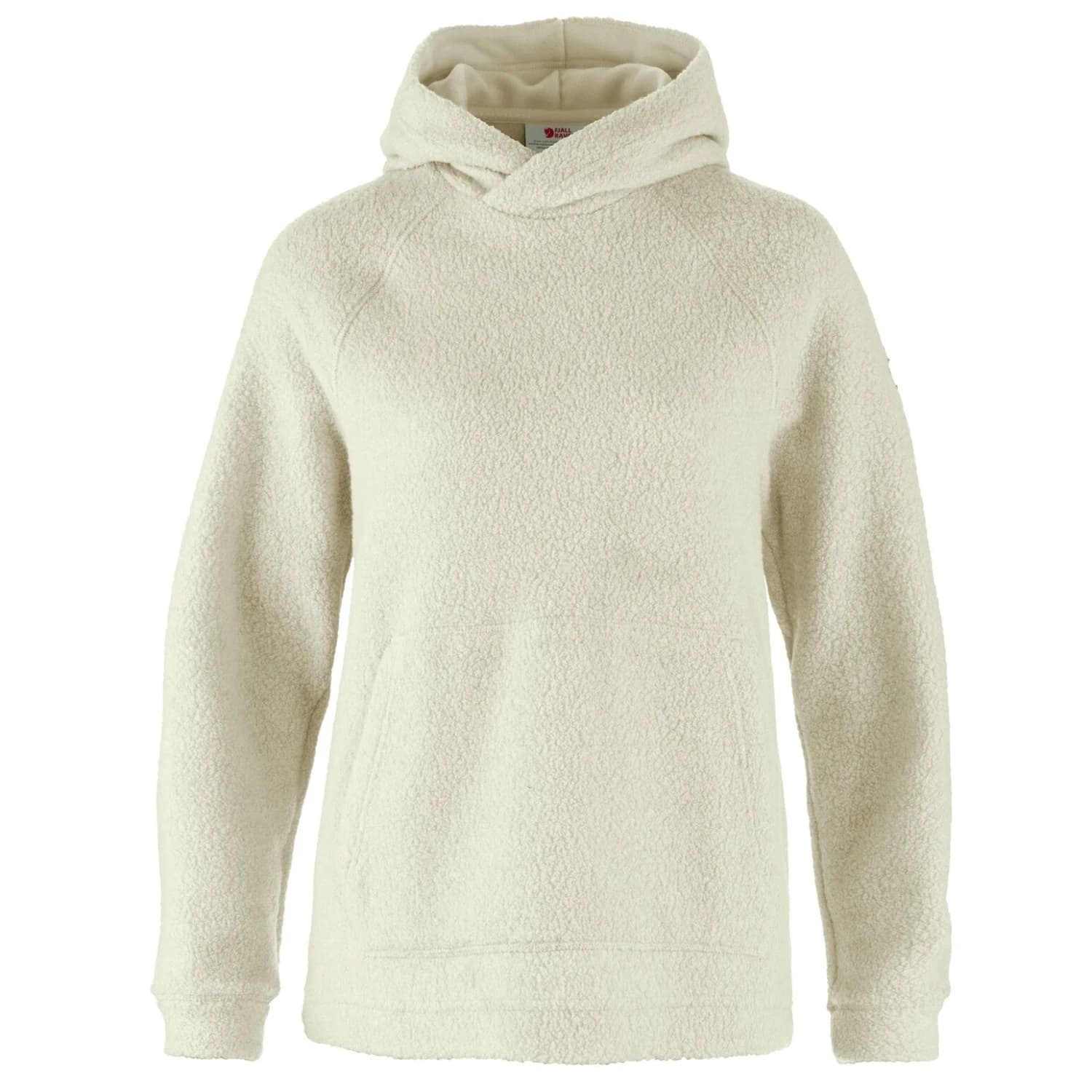 Дамско вълнено яке Fjällräven Women's Kaitum Hoodie - Chalk White