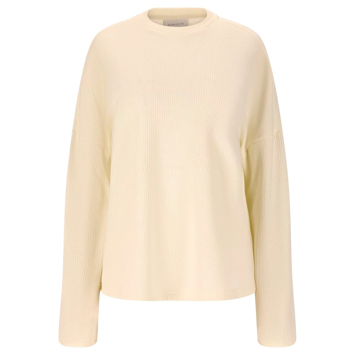 Дамски пуловер ATHLECIA Women's Cardall Waffle Sweatshirt Jumper - Vaporous Gray