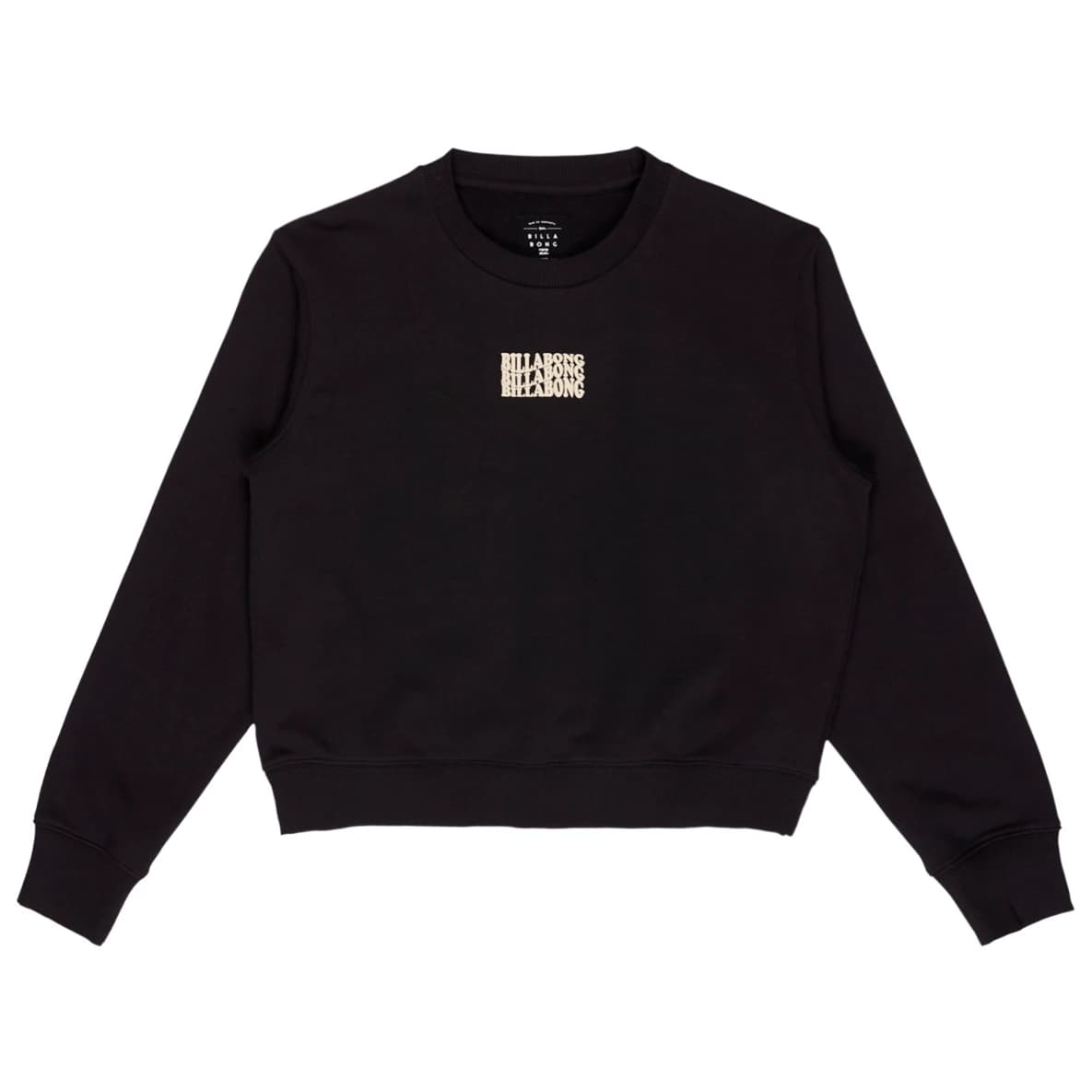 Дамски пуловер Billabong Women's Family Tree Jumper - Black Pebble