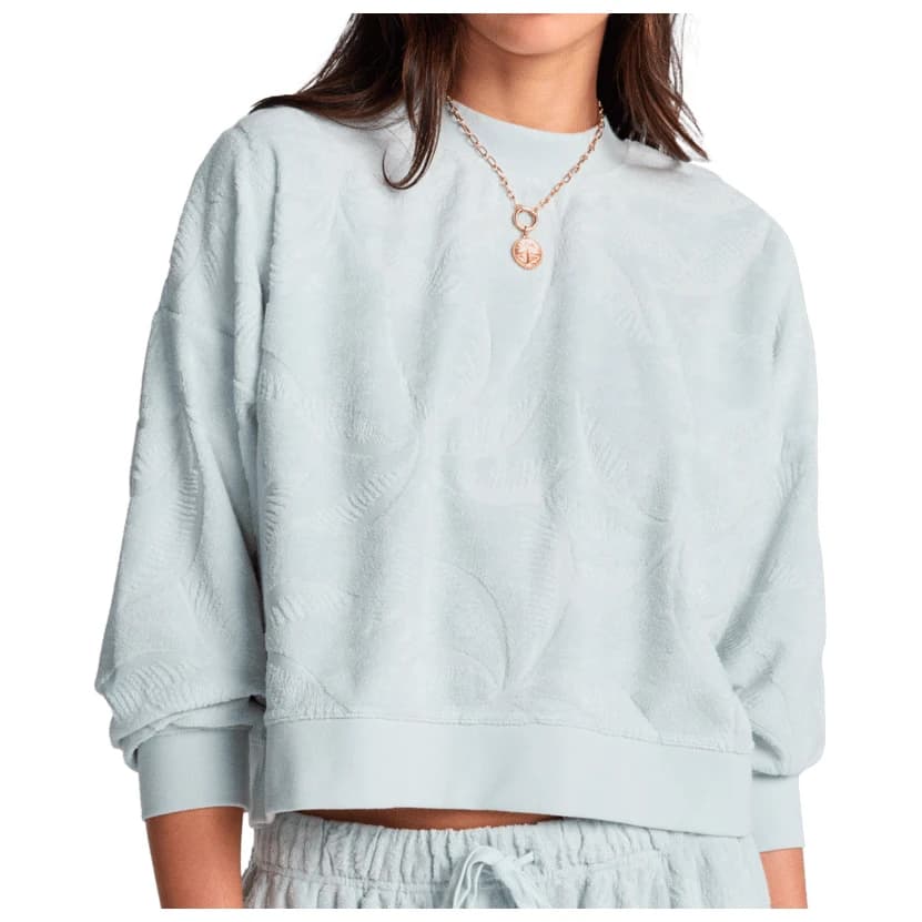 Дамски пуловер Billabong Women's Tempo Crew Jumper - Mist Blue