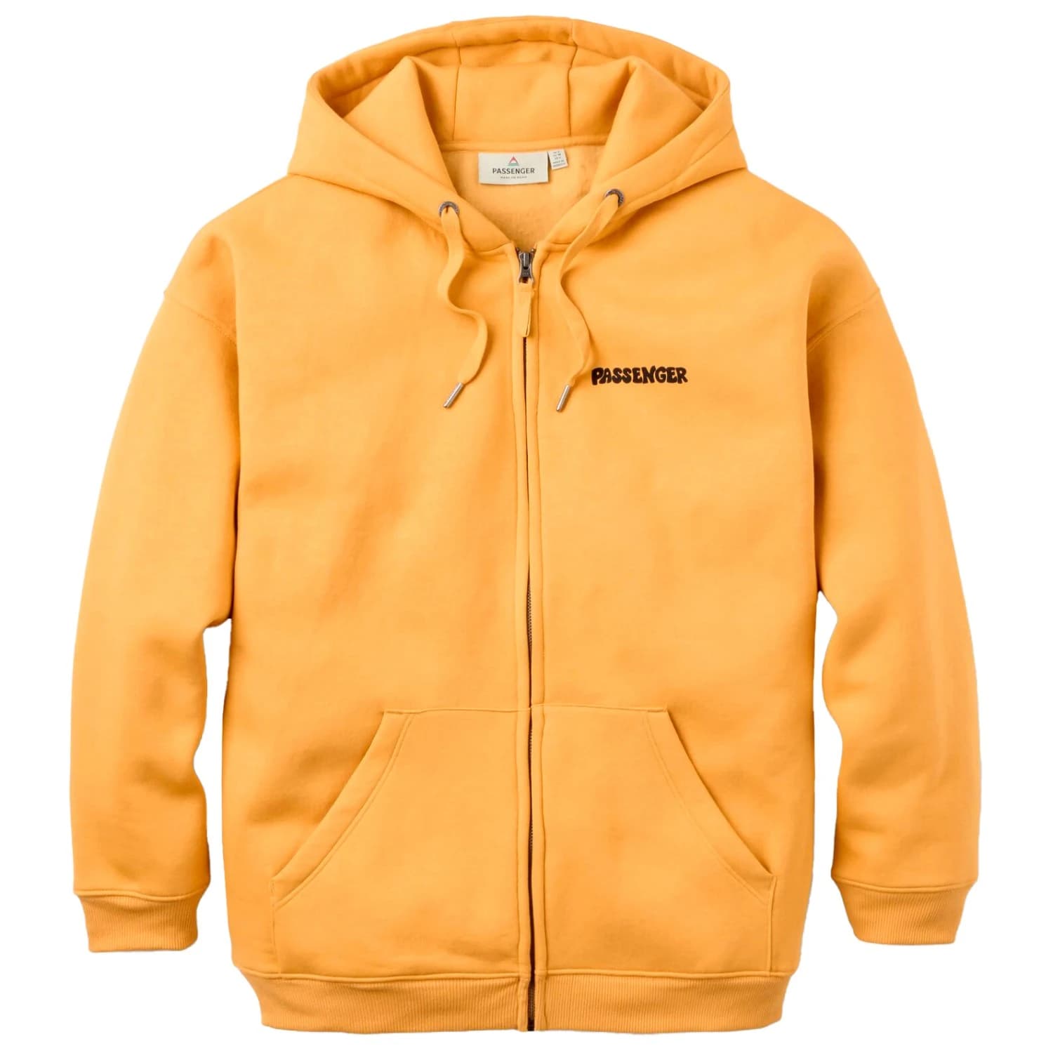 Дамски суичър Passenger Women's Reflect Full Zip Recycled Cotton Hoodie - Spruce Yellow
