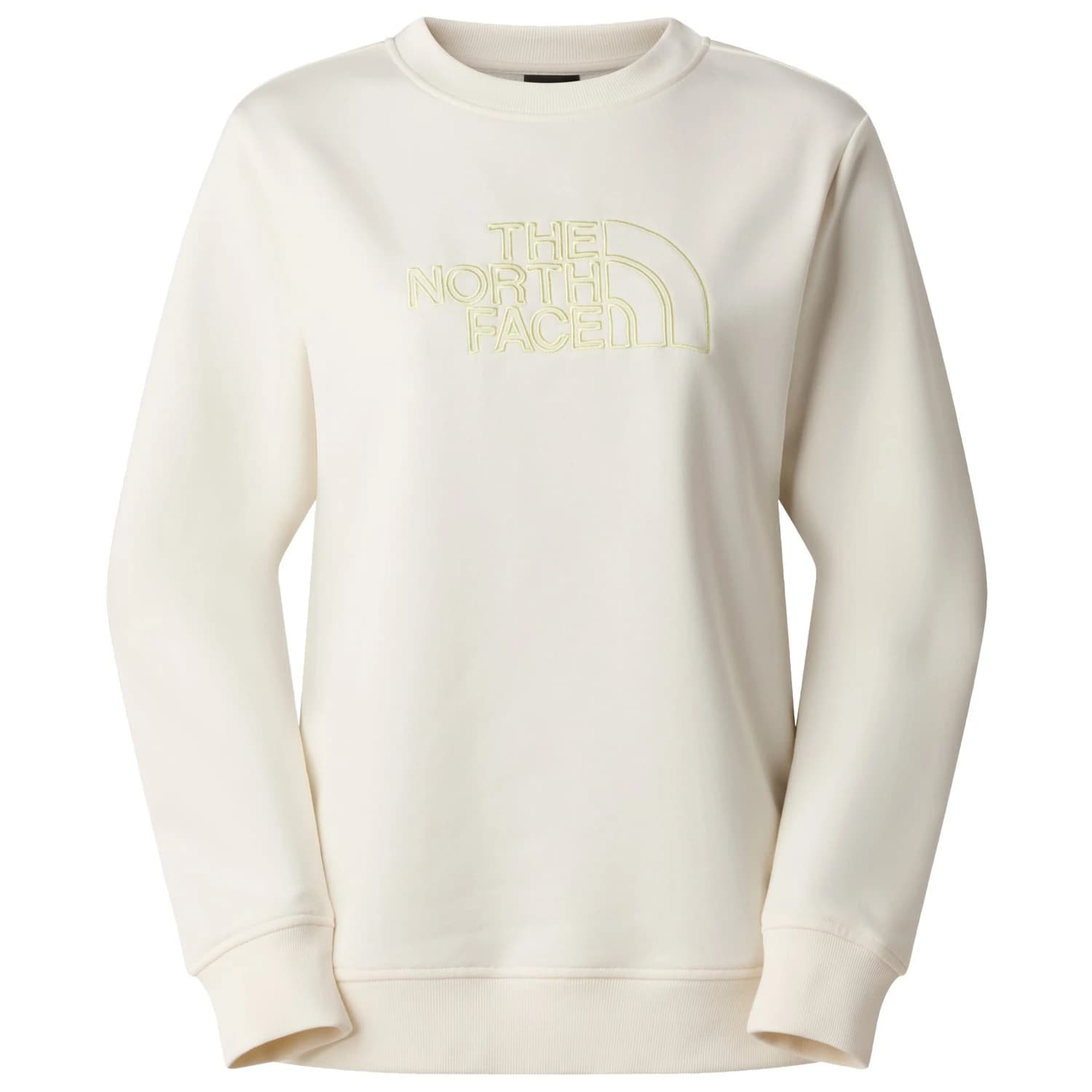 Дамски пуловер The North Face Women's Drew Peak Light Crew Jumper - White Dune / Lemon Mist