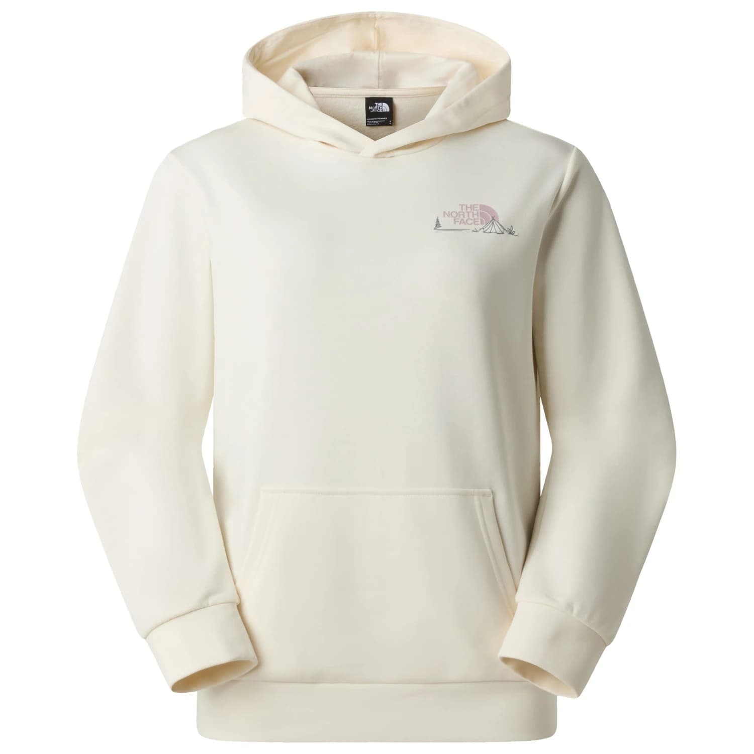 Дамски суичър The north face Women's Monte Graphic Hoodie - White Dune