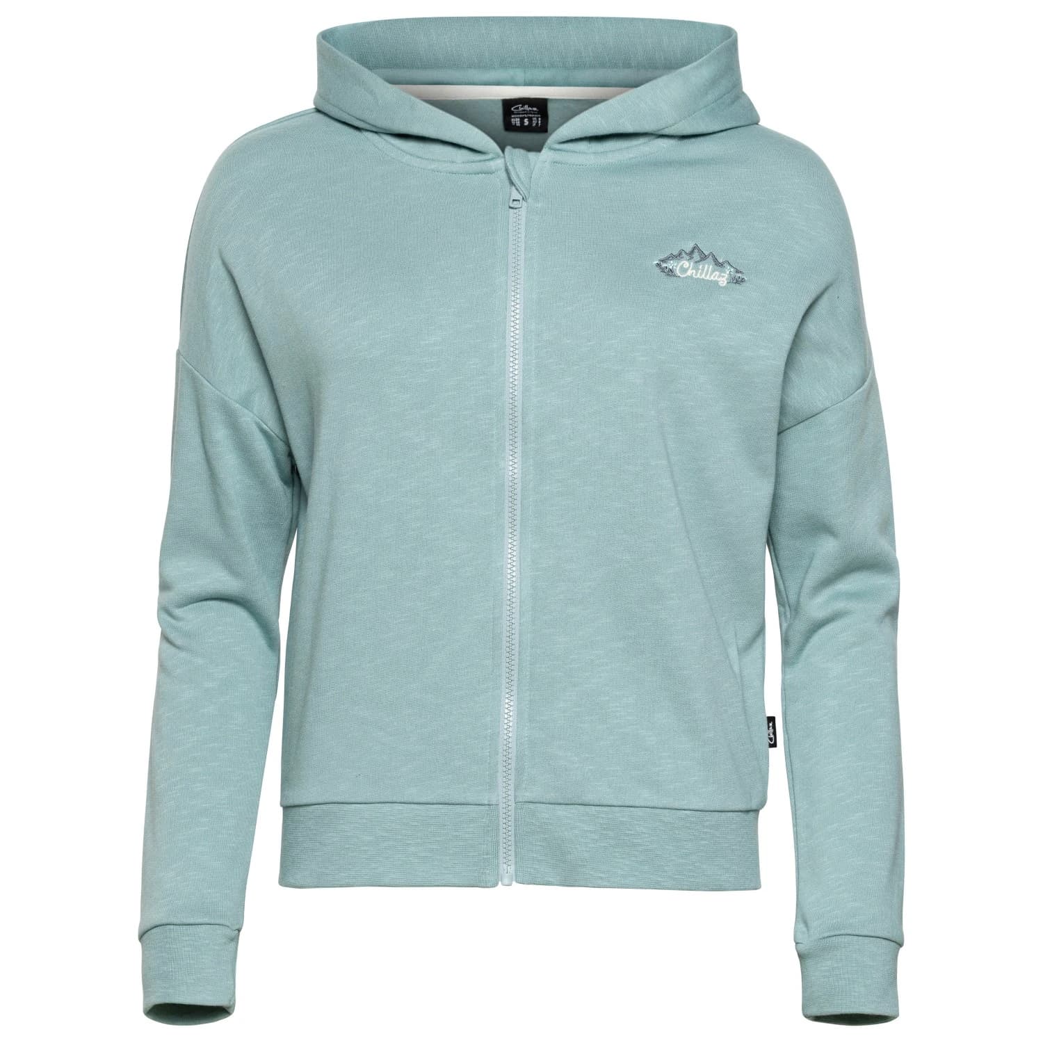 Дамски суичър Chillaz Women's Attersee Mountain Flower Hoodie - Dark Arctic