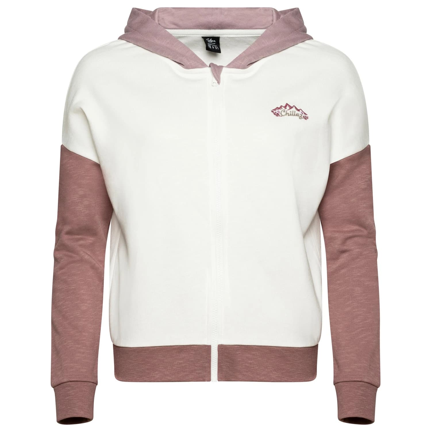 Дамски суичър Chillaz Women's Attersee Mountain Flower Hoodie - White / Wine