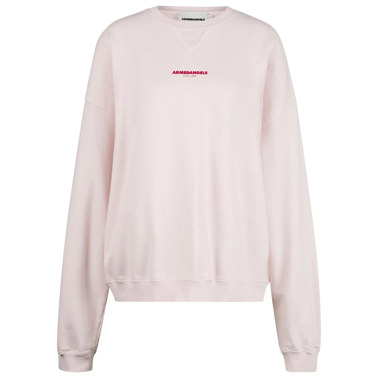 Дамски пуловер ARMEDANGELS Women's GMT Dye Crewneck Sweat Jumper - Pink Mist