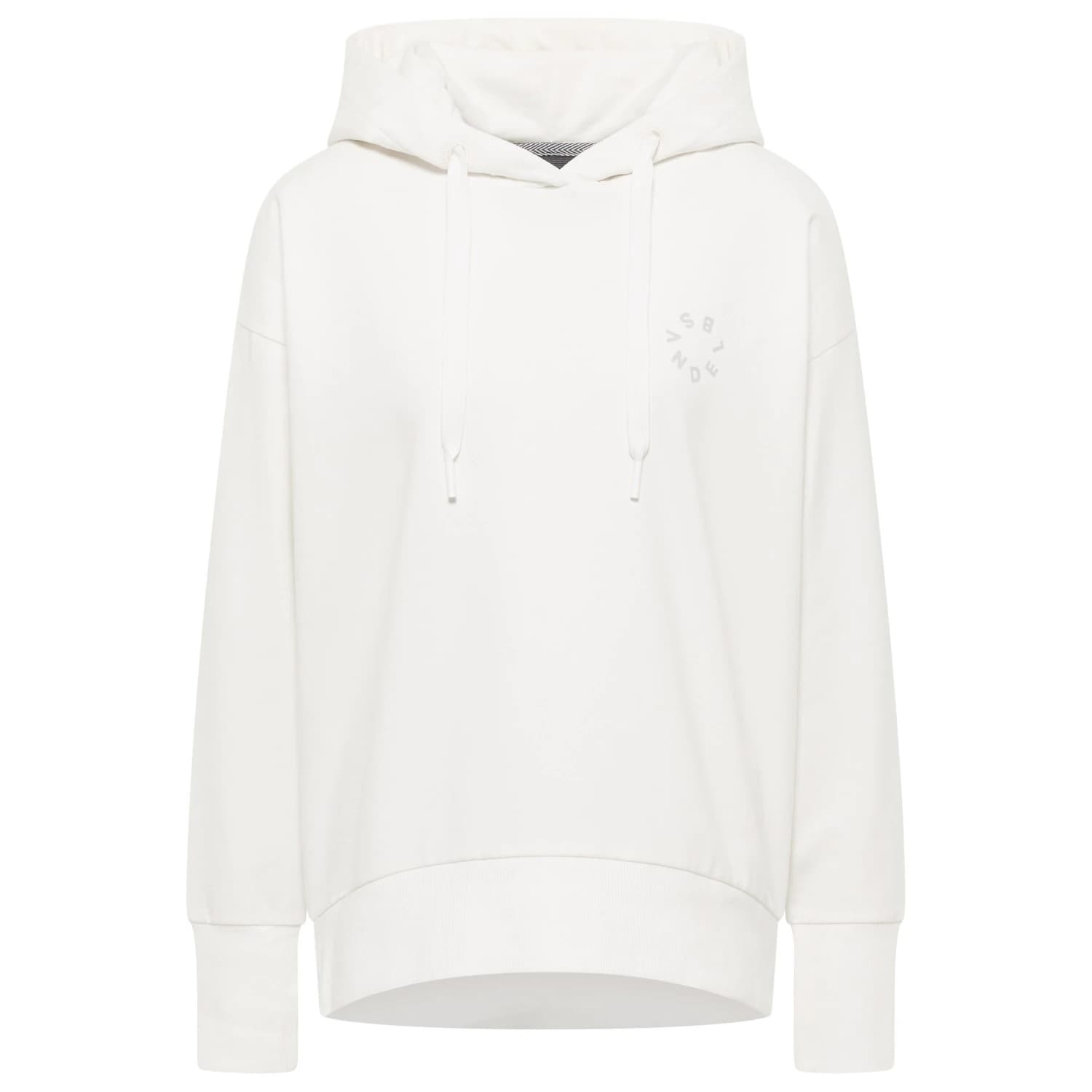 Дамски суичър ELBSAND Women's Leah Hoodie - Cloud White