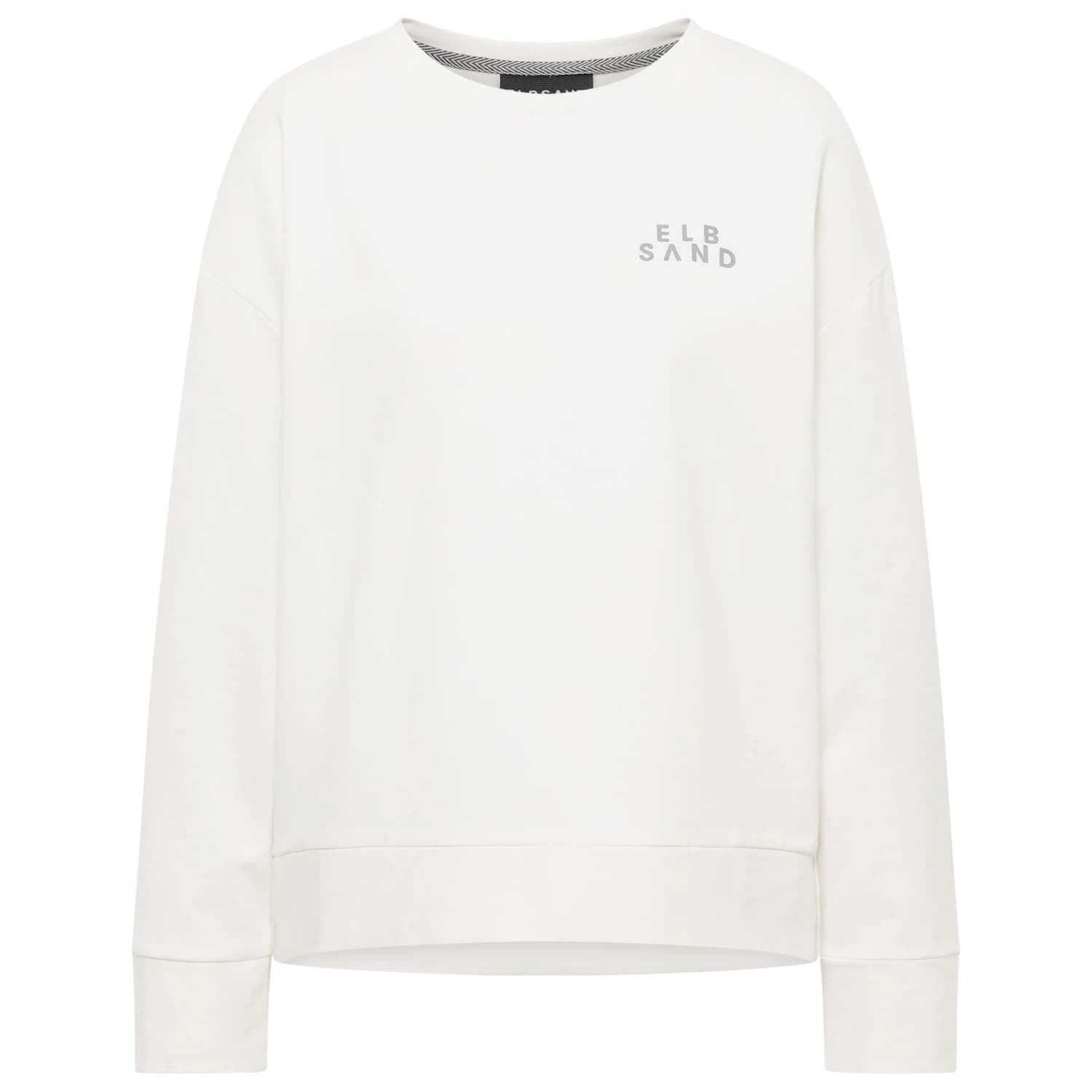 Дамски пуловер ELBSAND Women's Tilla Jumper - Cloud White / Coldwater