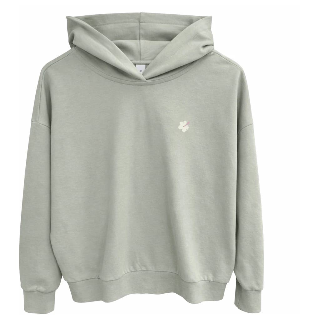 Дамски суичър Mazine Women's Donelly Hibiscus Hoodie - Eucalyptus