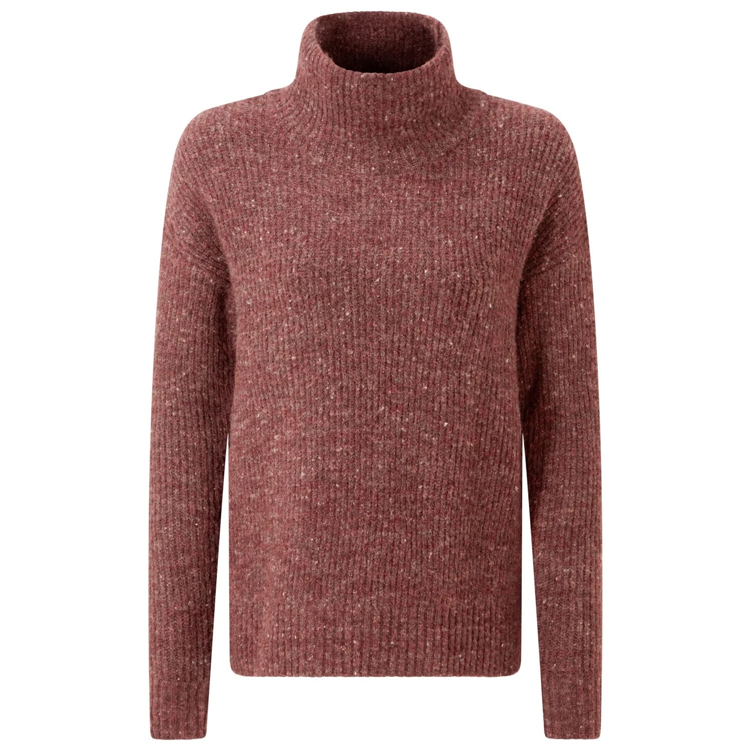 Дамски пуловер Sherpa Women's Tsetang Mock Neck Jumper - Beet Red