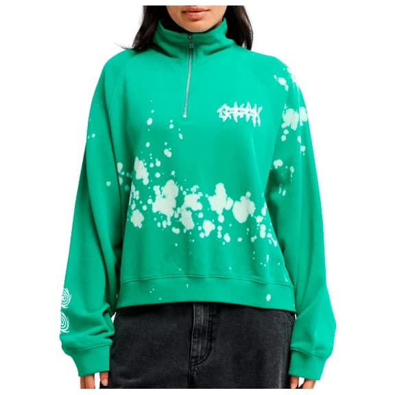 Пуловер Quiksilver Women's Coronet Peak Fleece Jumper - Deep Green
