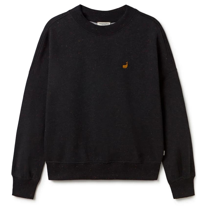 Дамски пуловер TWOTHIRDS Women's Bobitz Jumper - Black Multicolour Neps