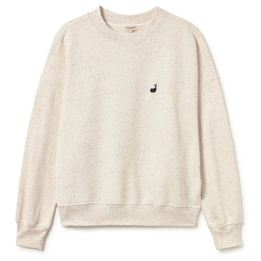 Дамски пуловер TWOTHIRDS Women's Bobitz Jumper - Ecru Multicolour Neps