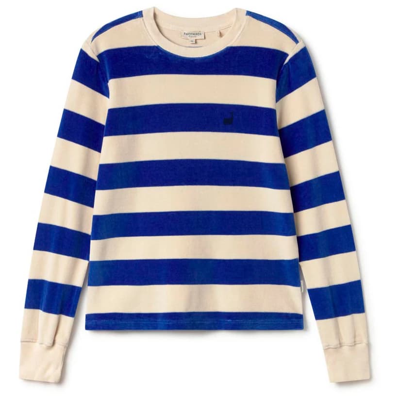 Дамски пуловер TWOTHIRDS Women's Hawi Jumper - Ultramarine Stripes