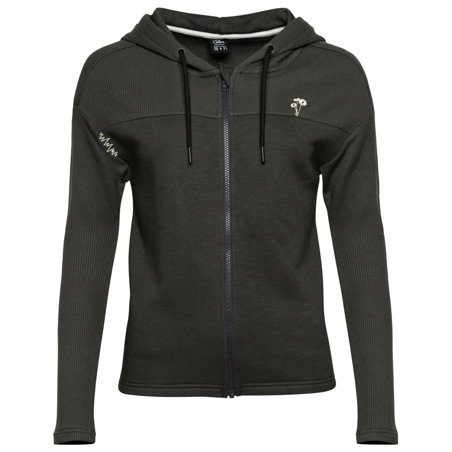 Дамски суичър Chillaz Women's Zeller See Flower Hoodie - Black