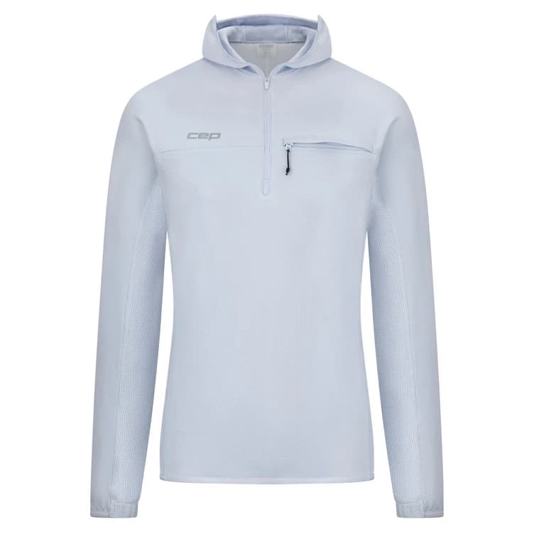 Дамски суичър CEP Women's Core Run Thermal Hoodie - Light Blue