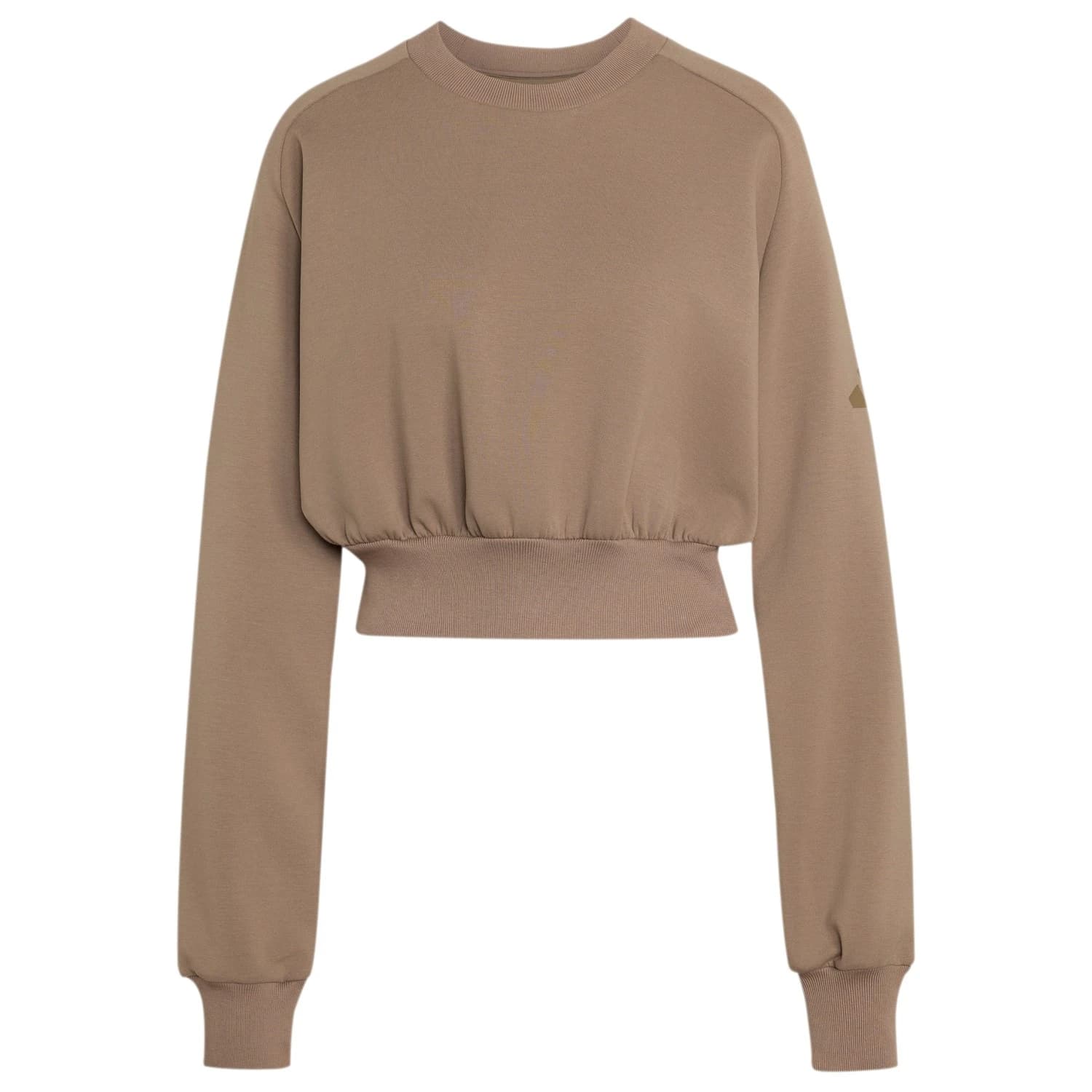 Дамски пуловер adidas Women's Soft Lux Sweatshirt Jumper - Khaki Six
