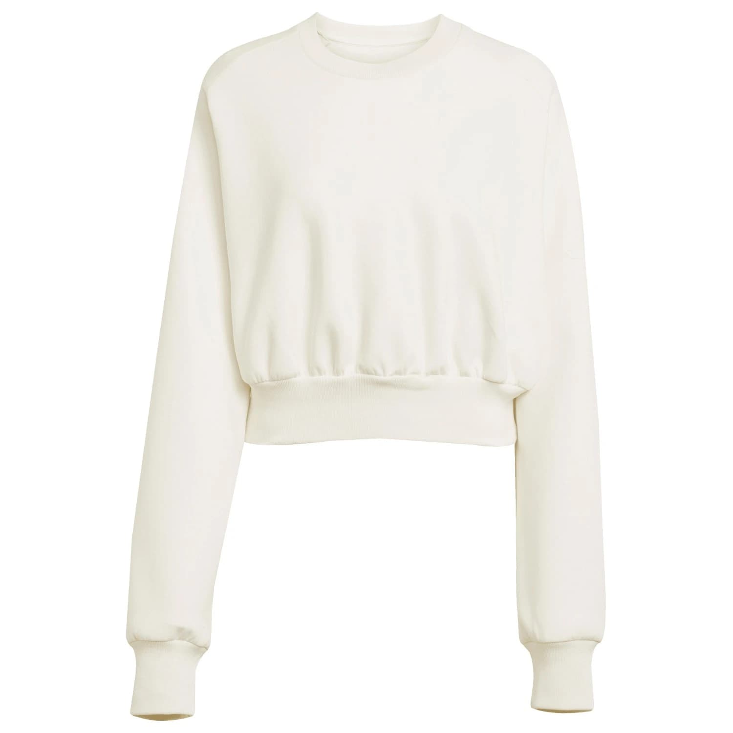 Дамски пуловер adidas Women's Soft Lux Sweatshirt Jumper - Off White