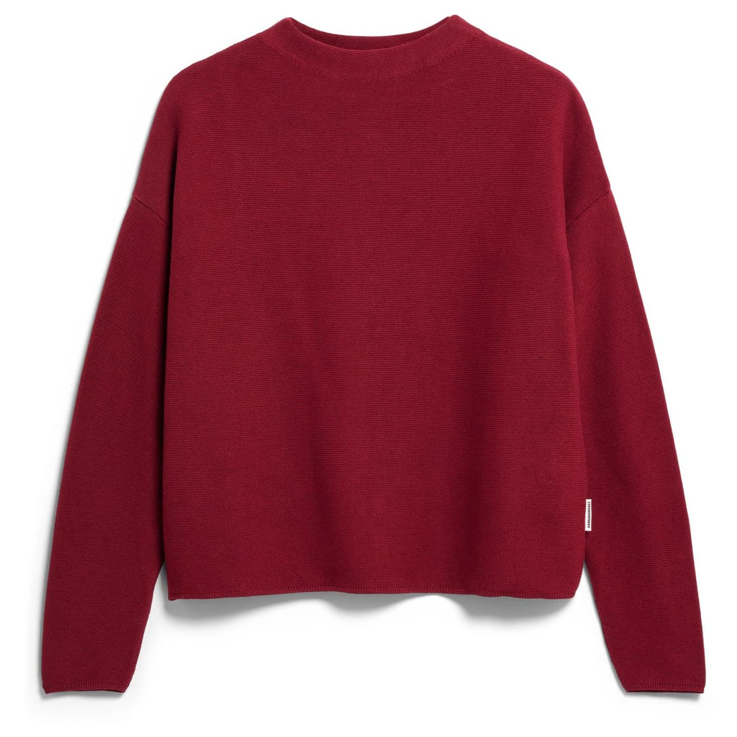 Дамски пуловер ARMEDANGELS Women's Merinaa Links Links Sweater Jumper - Velvet Red