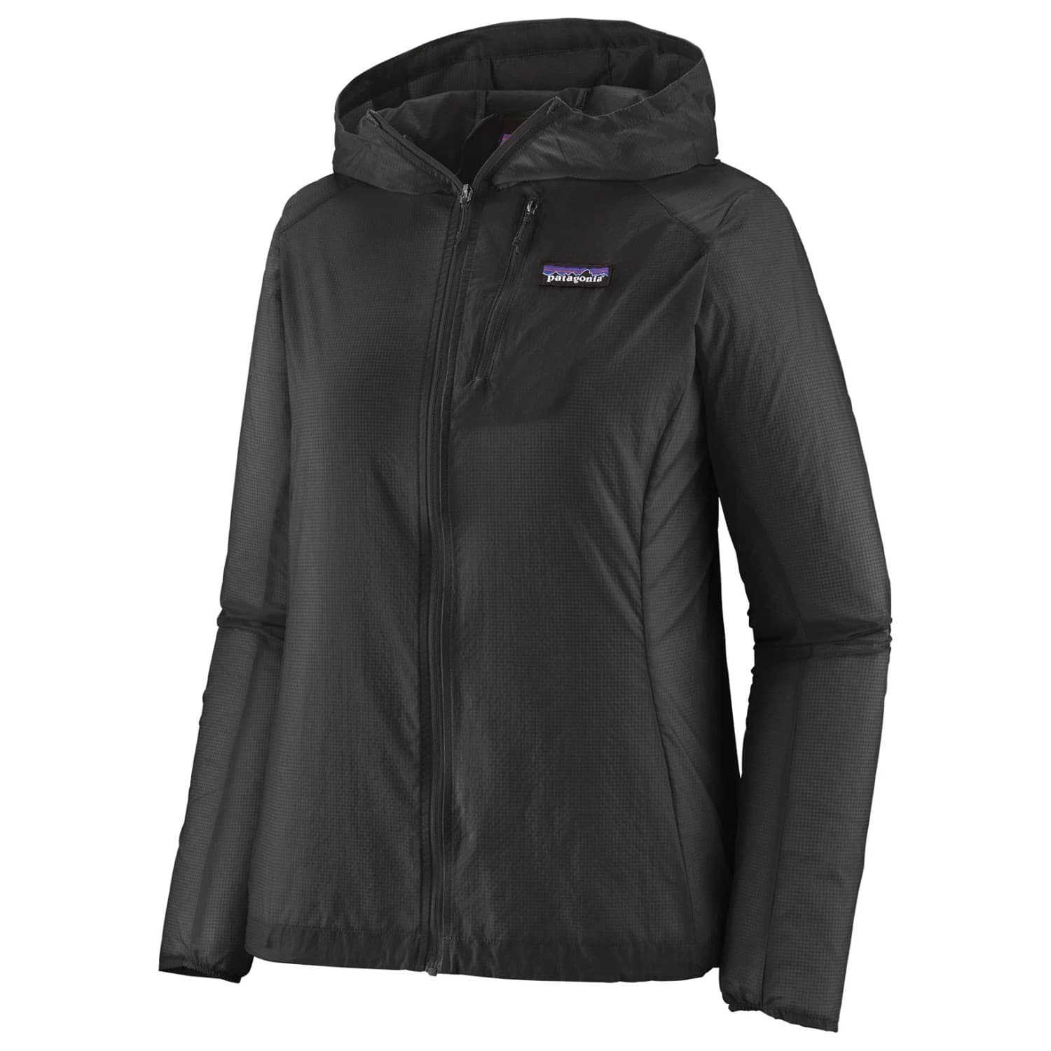 Дамско ветрозащитно яке Patagonia Women's Houdini Jacket Running jacket - Black w/Black