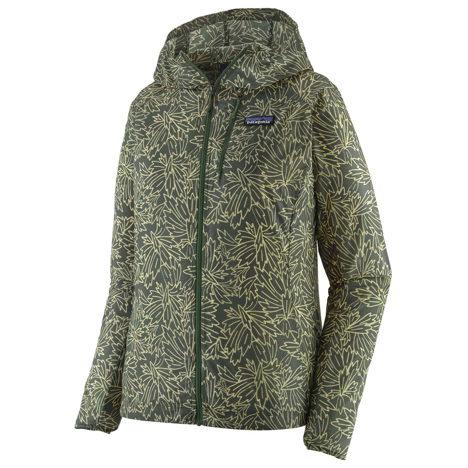 Дамско ветрозащитно яке Patagonia Women's Houdini Jacket Running jacket - Saxifrage: Canopy Green
