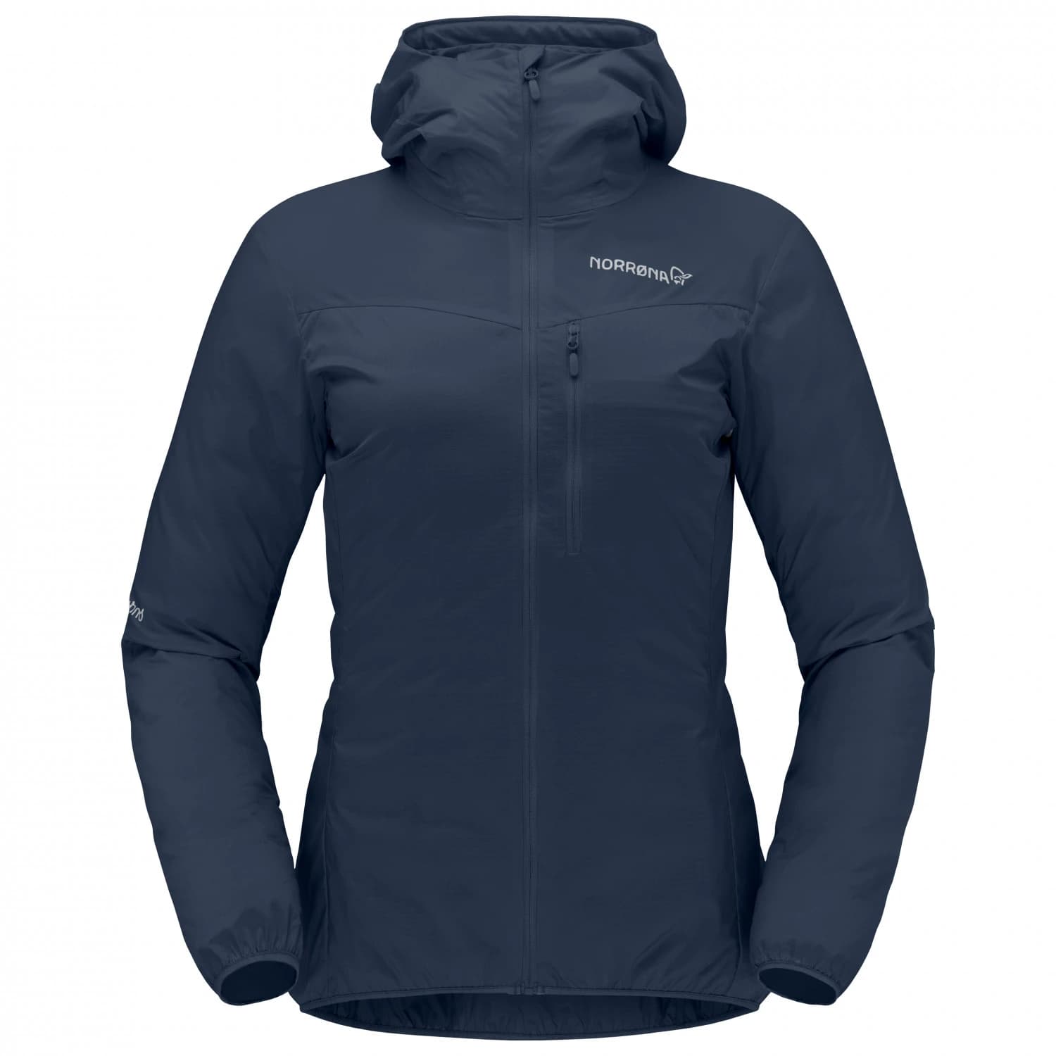 Дамско ветрозащитно яке Norrøna Women's Falketind Aero60 Hood Windproof jacket - Indigo Night