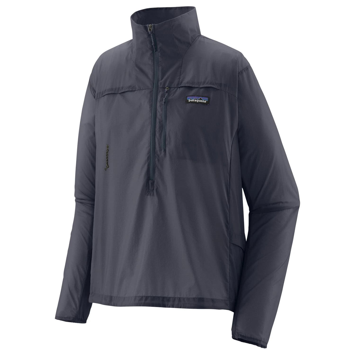 Дамско ветрозащитно яке Patagonia Women's Houdini Stash 1/2 Zip P/O Windproof jacket - Smolder Blue