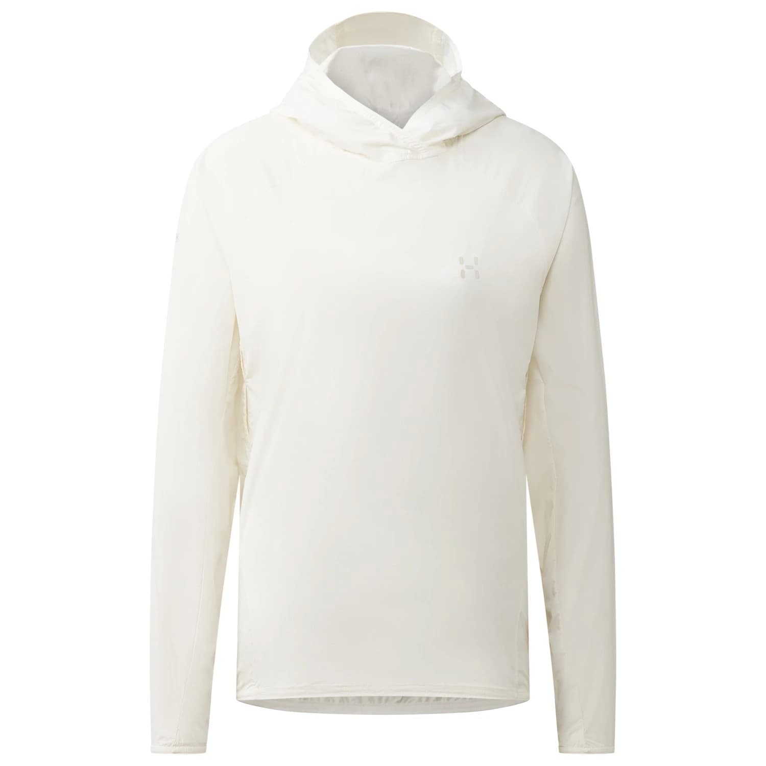 Дамско ветрозащитно яке Haglöfs Women's L.I.M Sunpack Hoodie Windproof jacket - Soft White