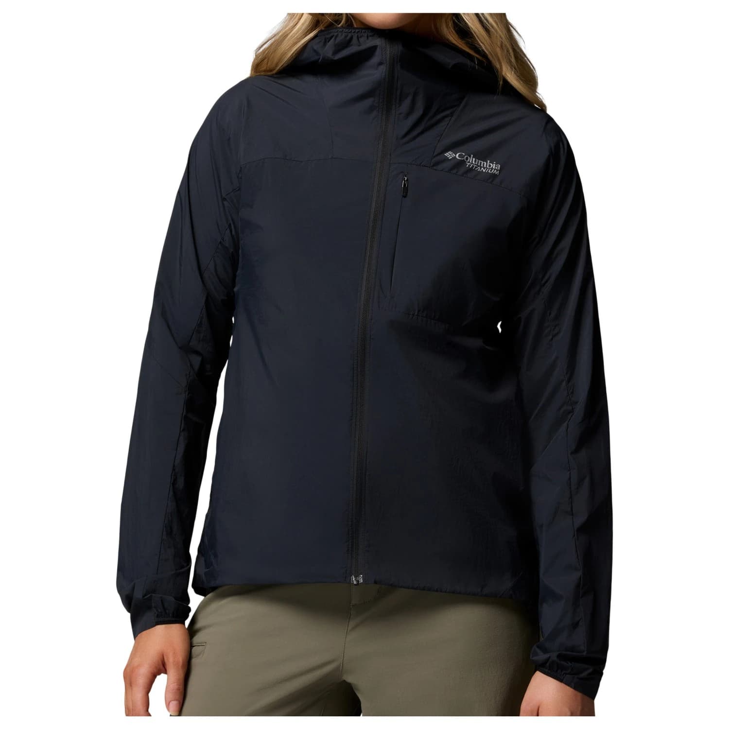 Дамско ветрозащитно яке Columbia Women's Khyex Pro Wind Jacket Windproof jacket - Black