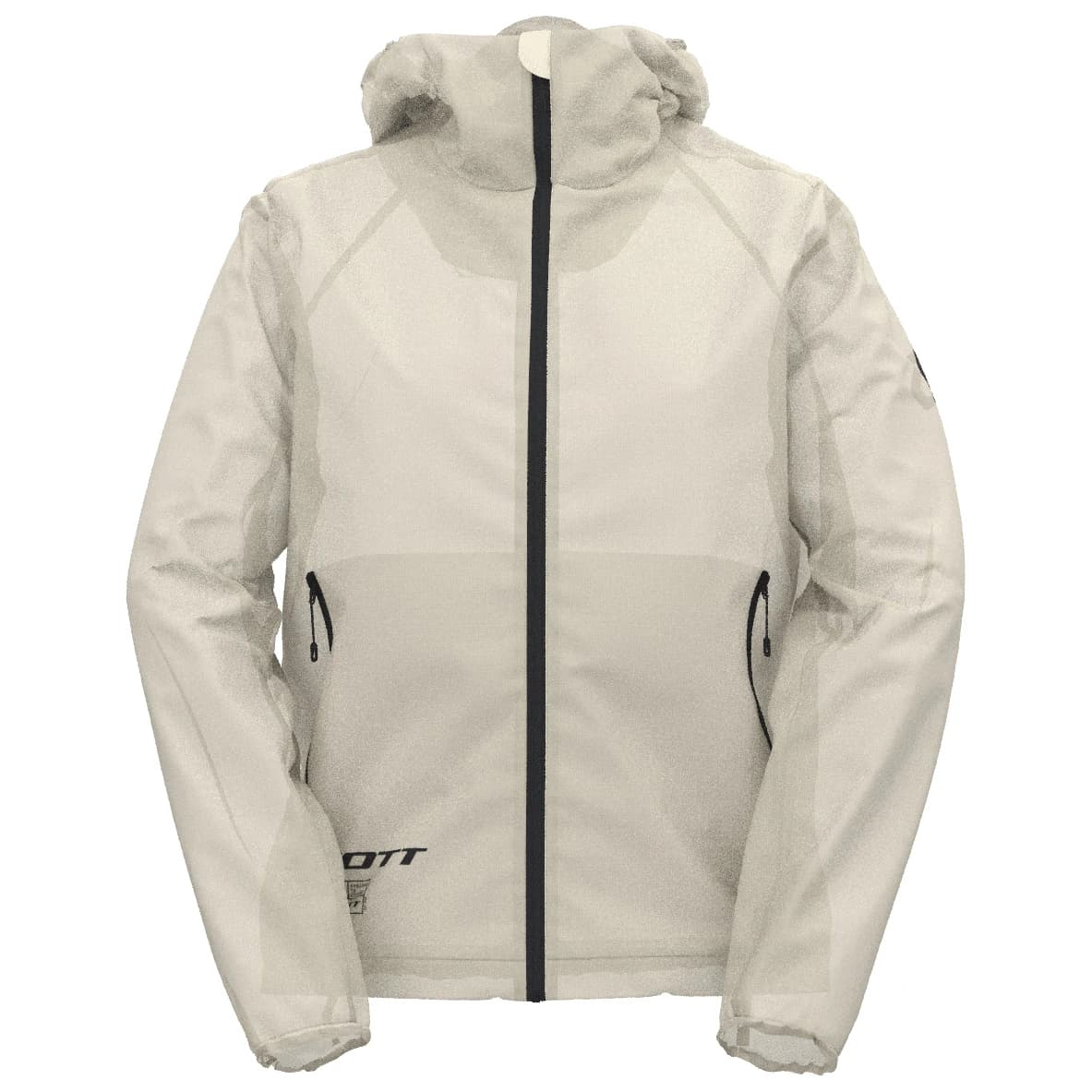 Дамско ветрозащитно яке Scott Women's Jacket Explorair Escape Lt WB Windproof jacket - Cotton White
