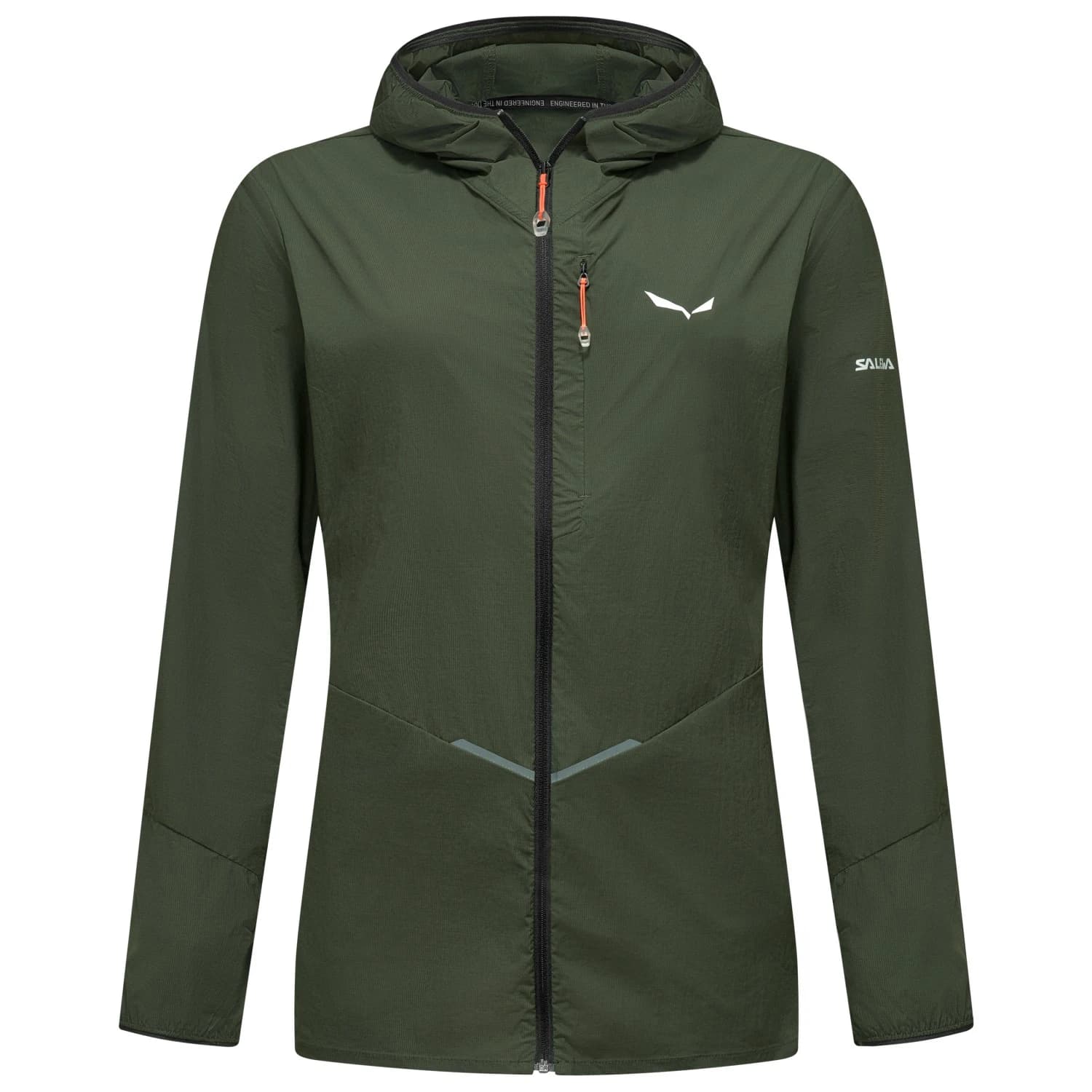 Дамско ветрозащитно яке Salewa Women's Pedroc Wind HD Light Jacket Windproof jacket - Dark Olive