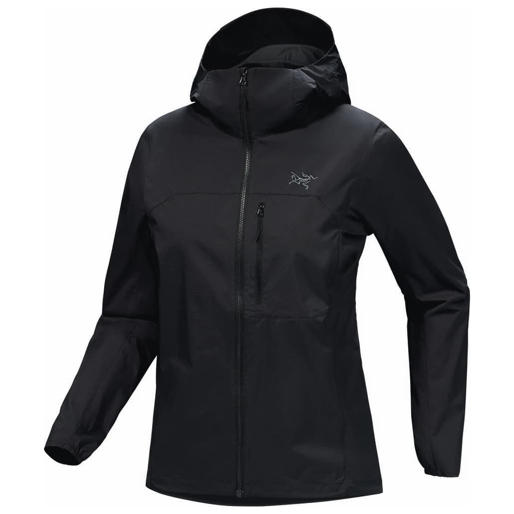Дамско ветрозащитно яке Arc'teryx Women's Squamish Hoody Windproof jacket - Black