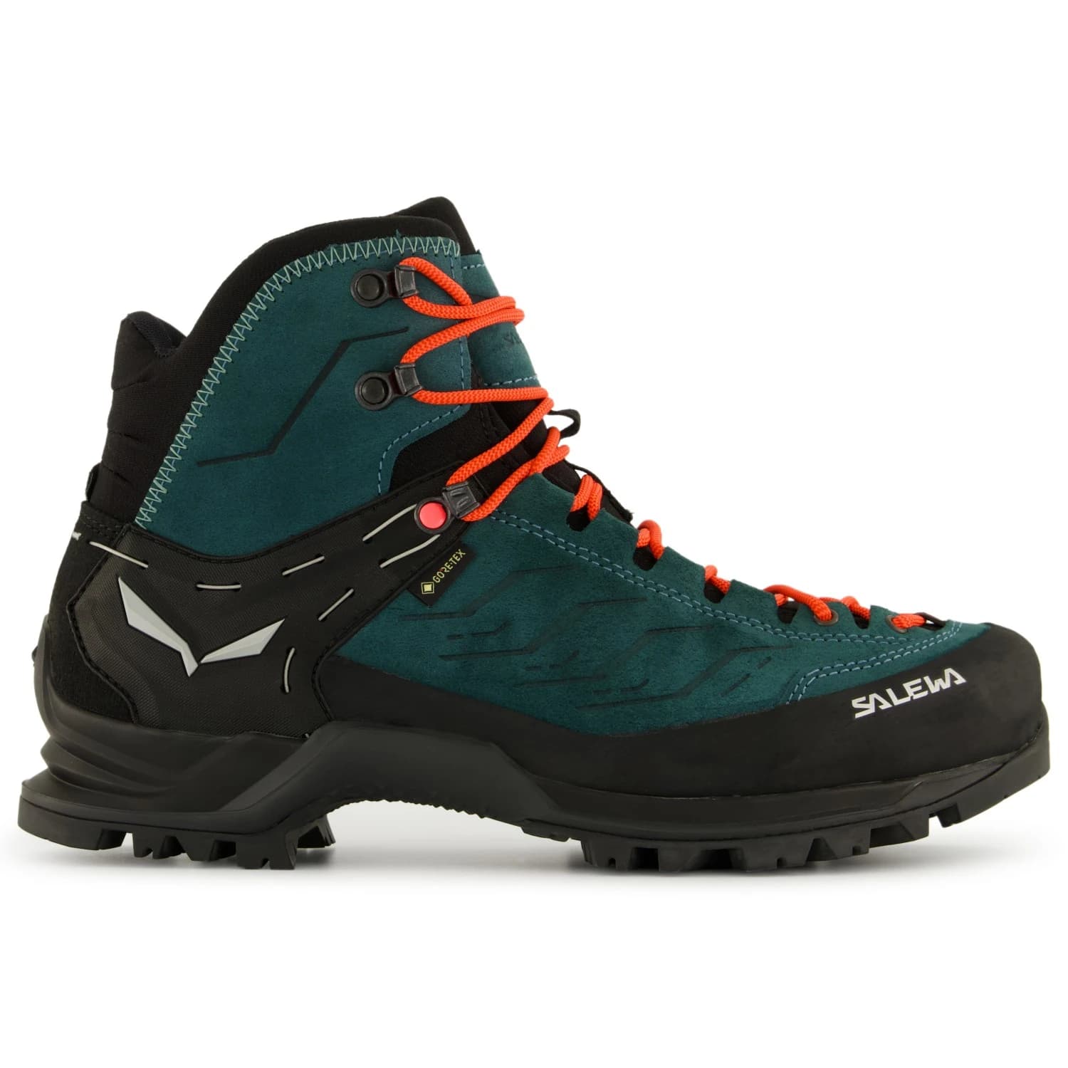 Дамски туристически обувки Salewa Women's MTN Trainer Mid GTX Walking boots - Atlantic Deep / Ombre Blue
