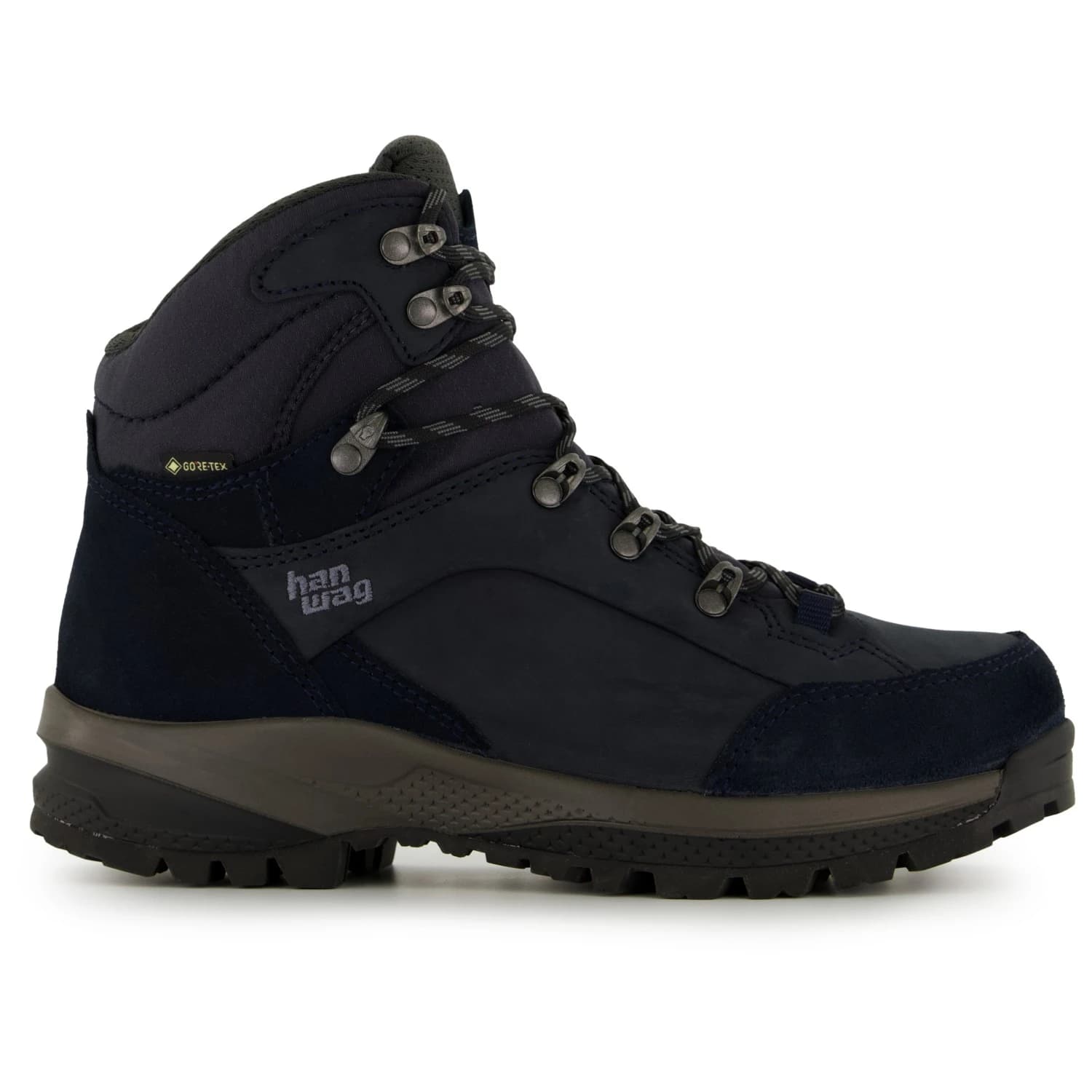 Дамски туристически обувки Hanwag Women's Banks StraightFit Extra GTX Walking boots - Navy / Asphalt