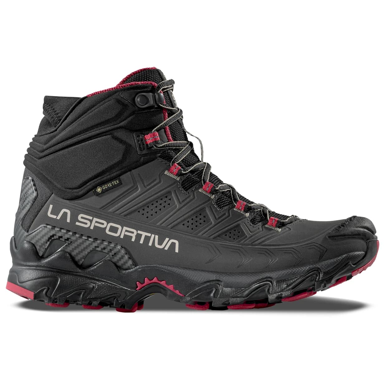 Дамски туристически обувки La Sportiva Women's Ultra Raptor II Mid Leather GTX Walking boots - Carbon / Gravel