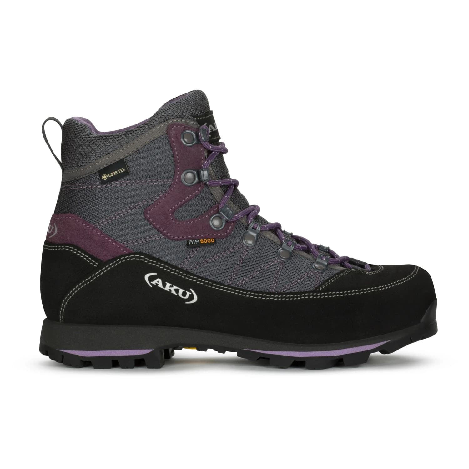 Дамски туристически обувки Aku Women's Trekker L.3 Wide GTX Walking boots - Anthracite / Violet
