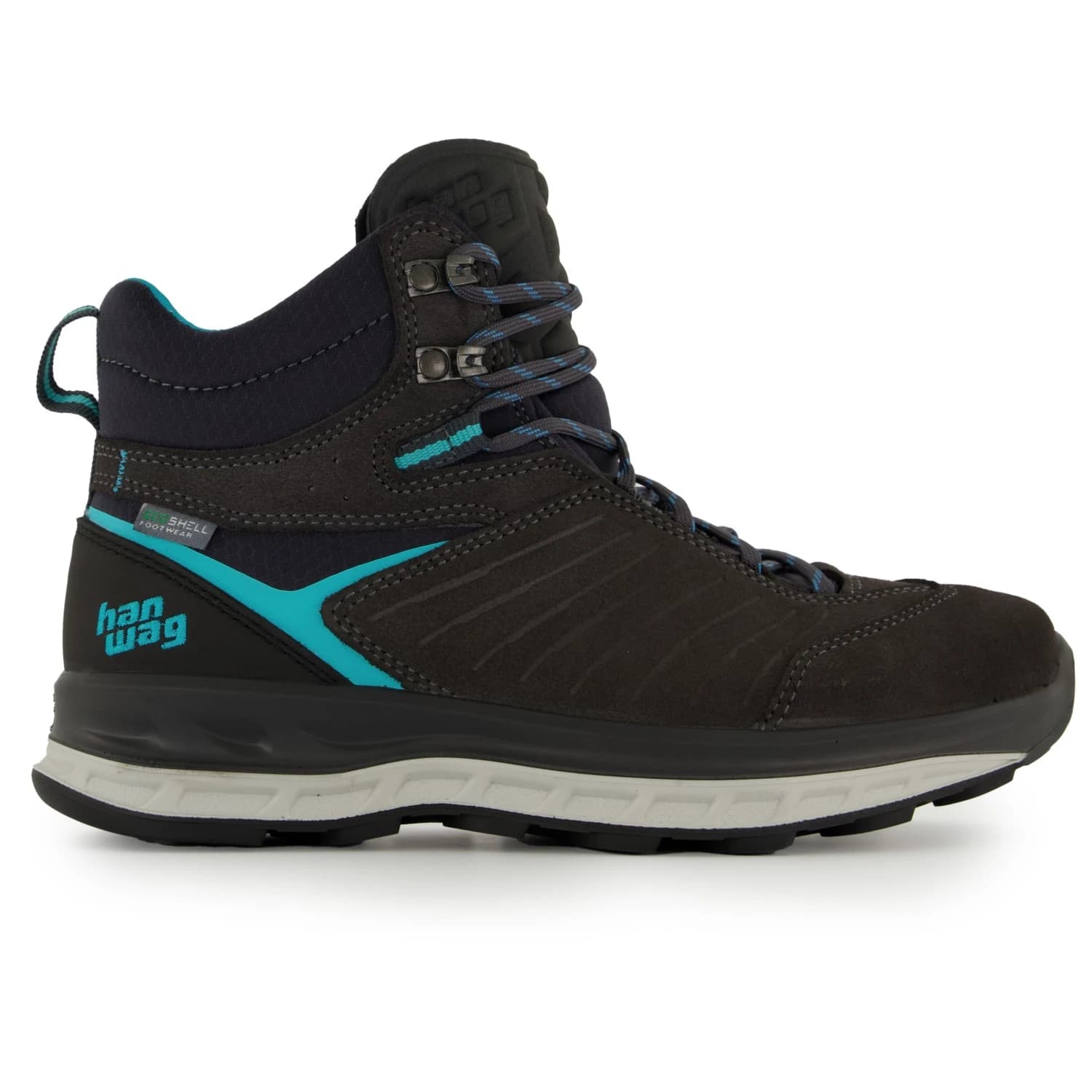 Дамски туристически обувки Hanwag Women's Blueridge ES Walking boots - Asphalt / Ocean