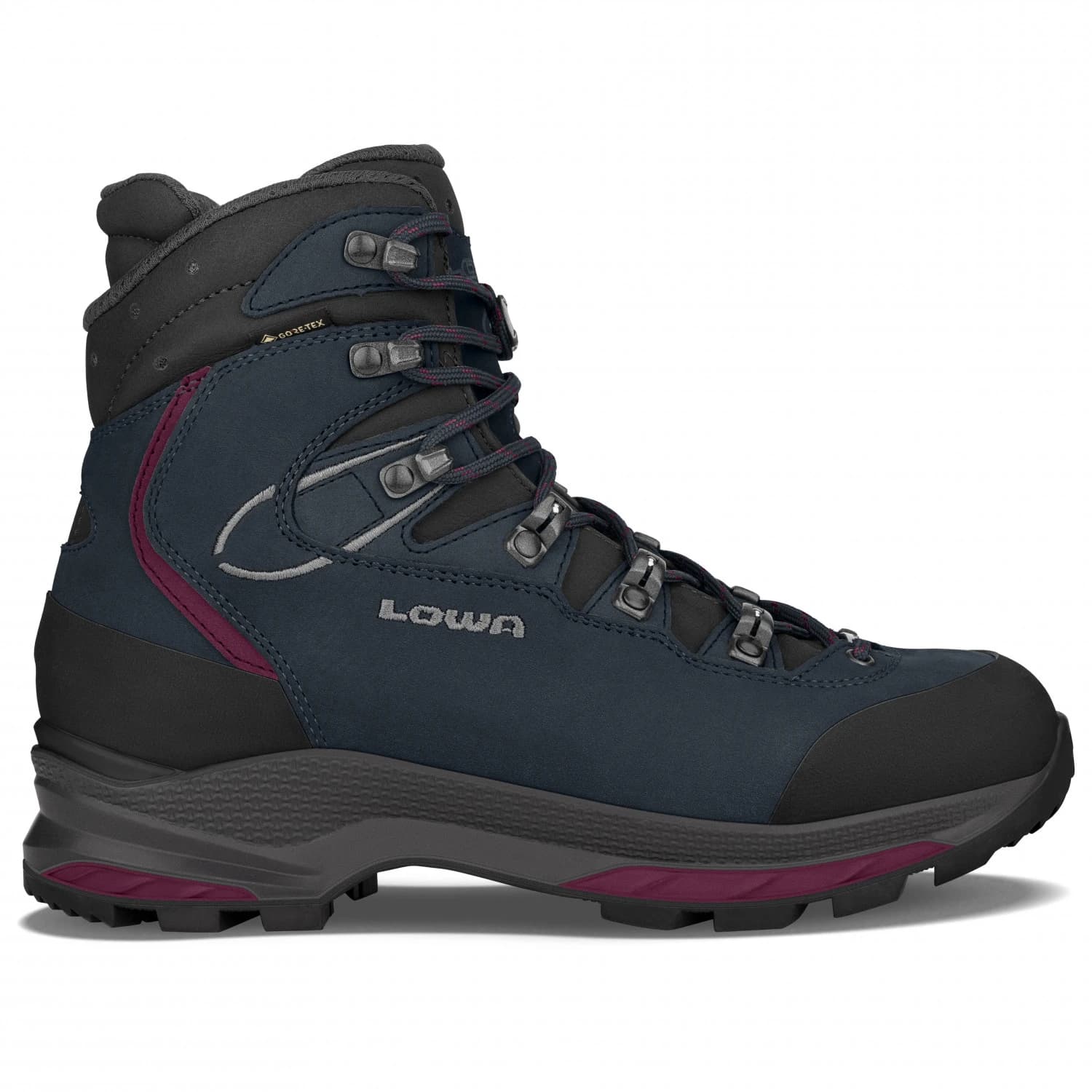 Дамски туристически обувки Lowa Women's Mauria Evo GTX Walking boots - Navy / Berry
