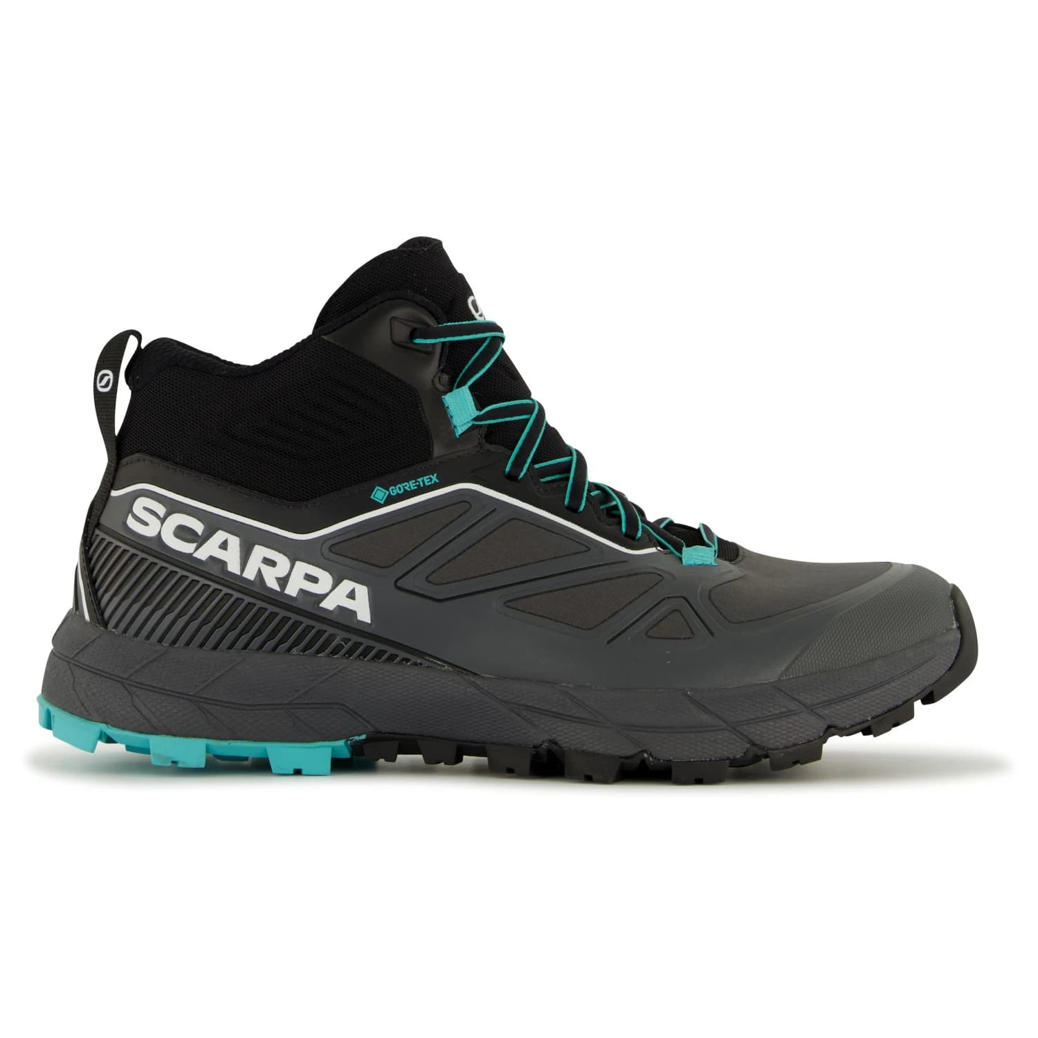Дамски апроуч обувки Scarpa Women's Rapid Mid GTX Approach shoes - Anthracite / Turquoise