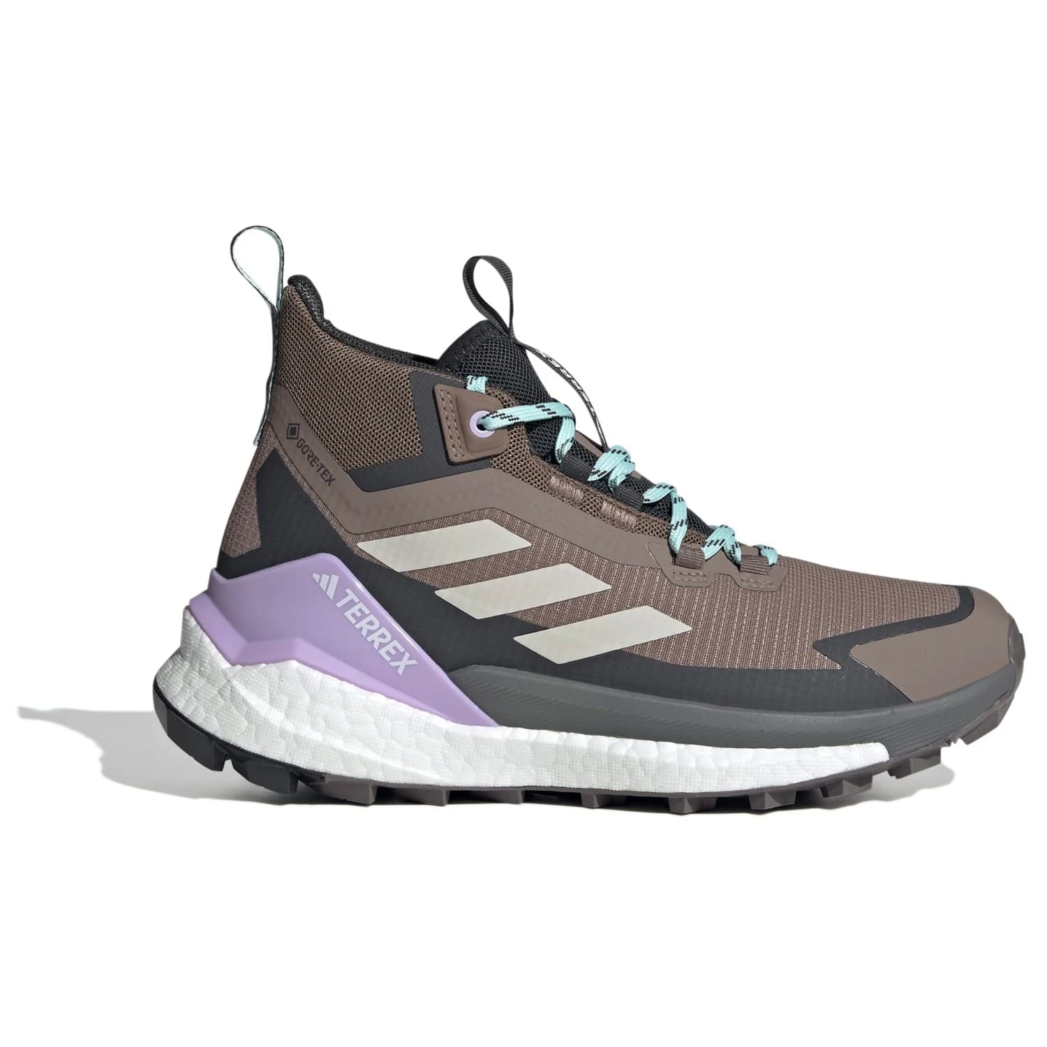 Дамски туристически обувки adidas Terrex Women's Terrex Free Hiker 2 GTX Walking boots - Trace Brown / Wonder Alumina / Carbon