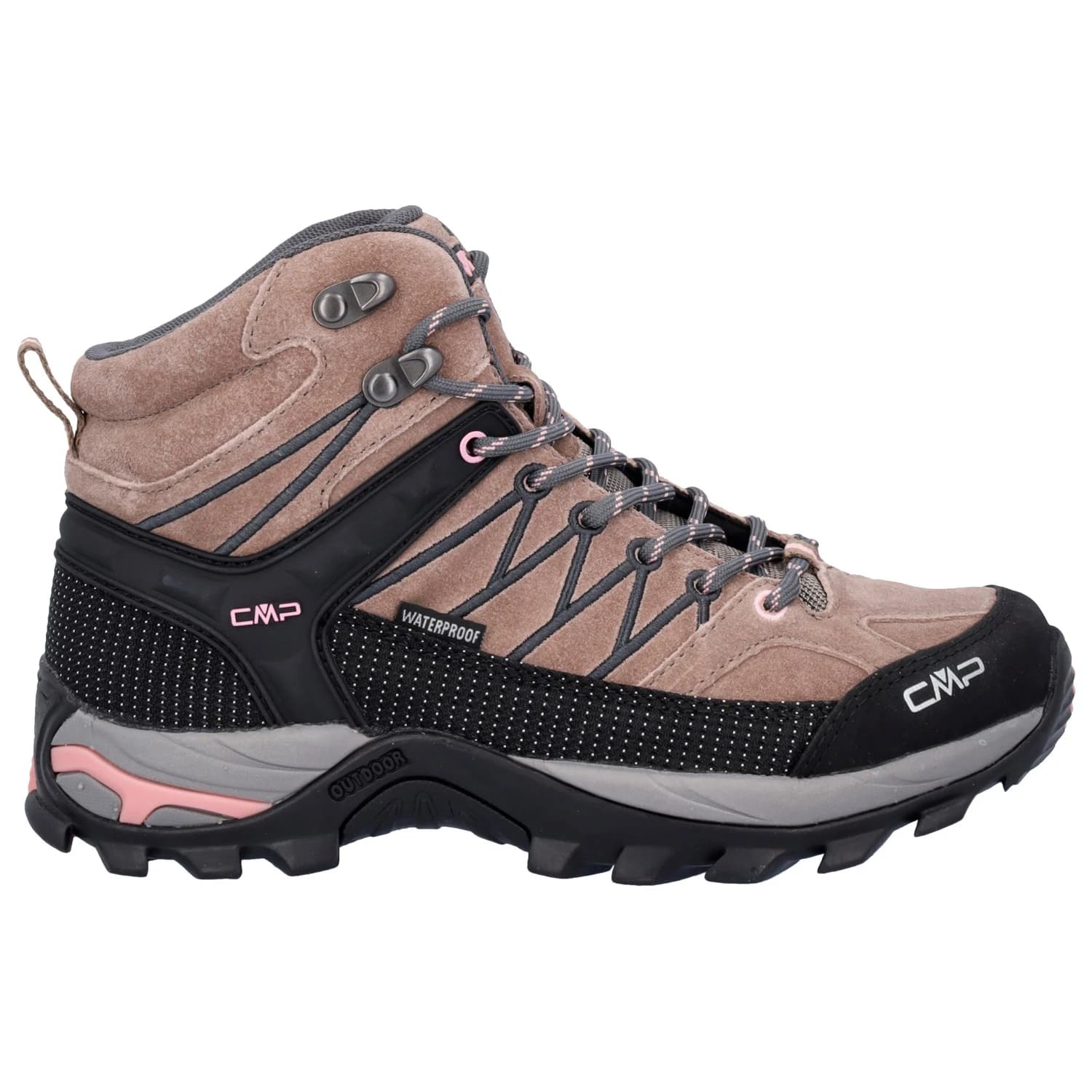 Дамски туристически обувки Cmp Women's Rigel Mid Trekking Shoes Waterproof Walking boots - Cenere