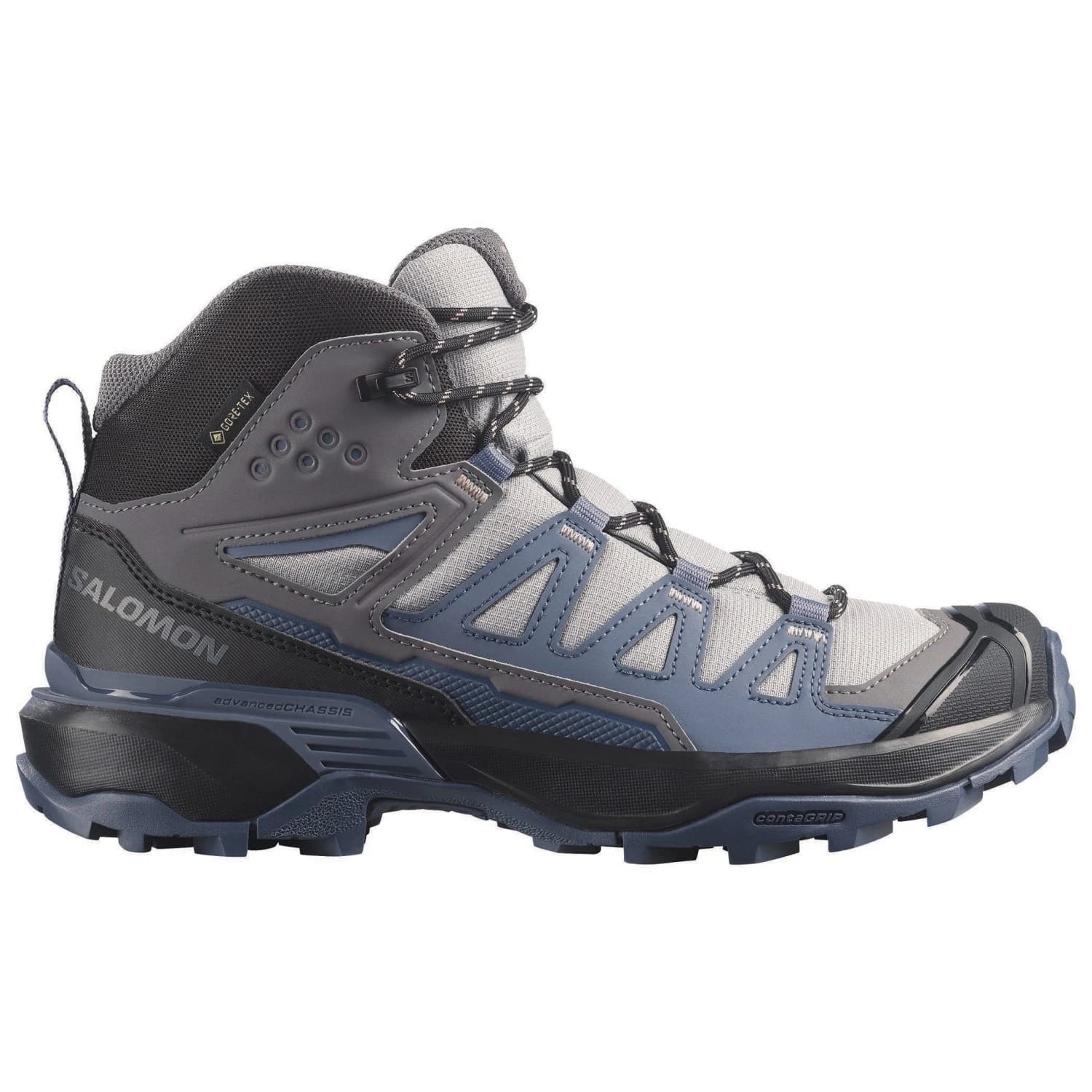 Дамски туристически обувки Salomon Women's X Ultra 360 Mid GTX Walking boots - Alloy / Grisaille / Black