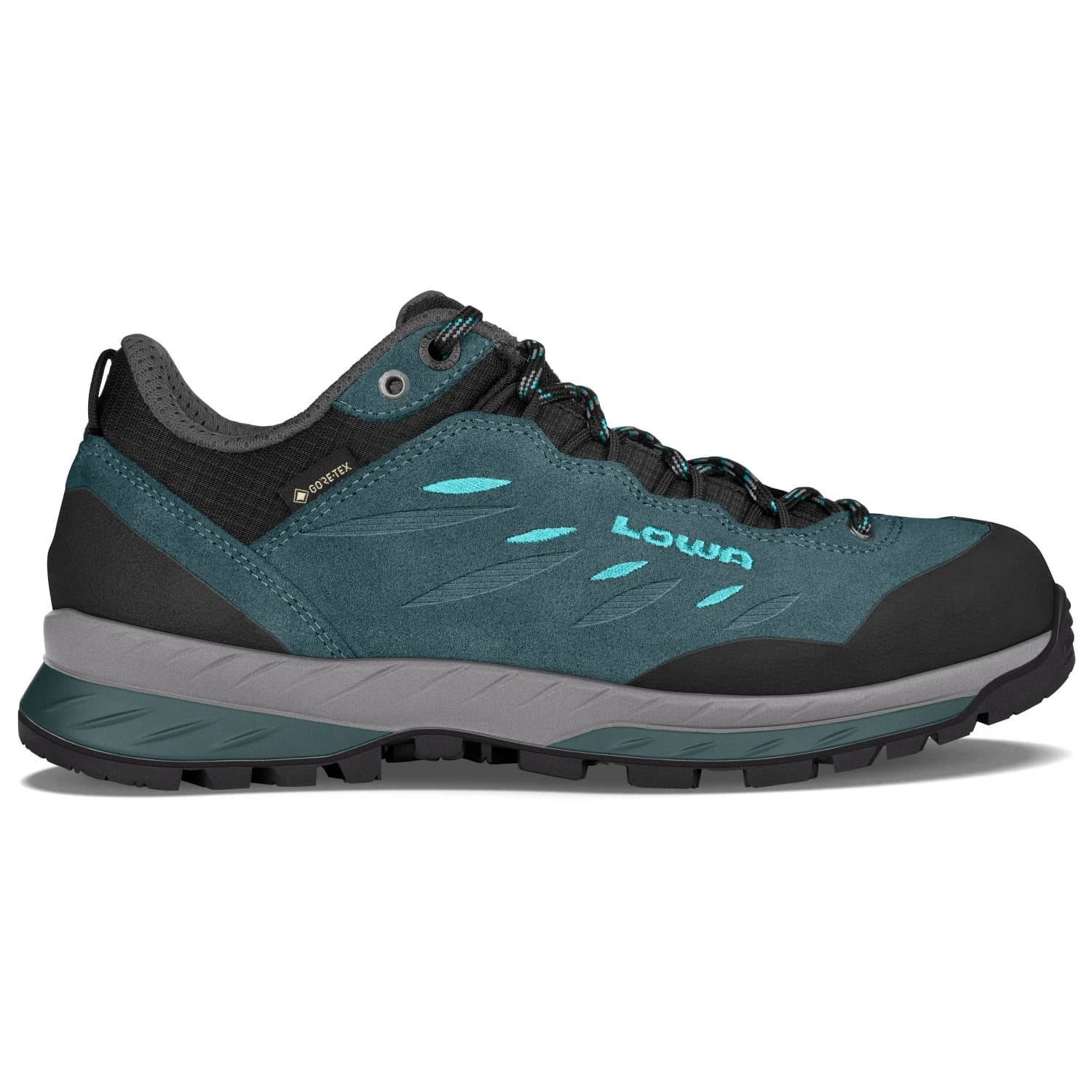 Дамски туристически обувки Lowa Women's Delago GTX Lo Walking boots - Petrol / Aquamarin