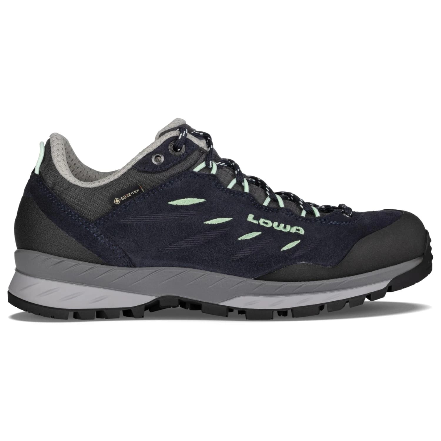 Дамски туристически обувки Lowa Women's Delago GTX Lo Walking boots - Navy / Milky Green