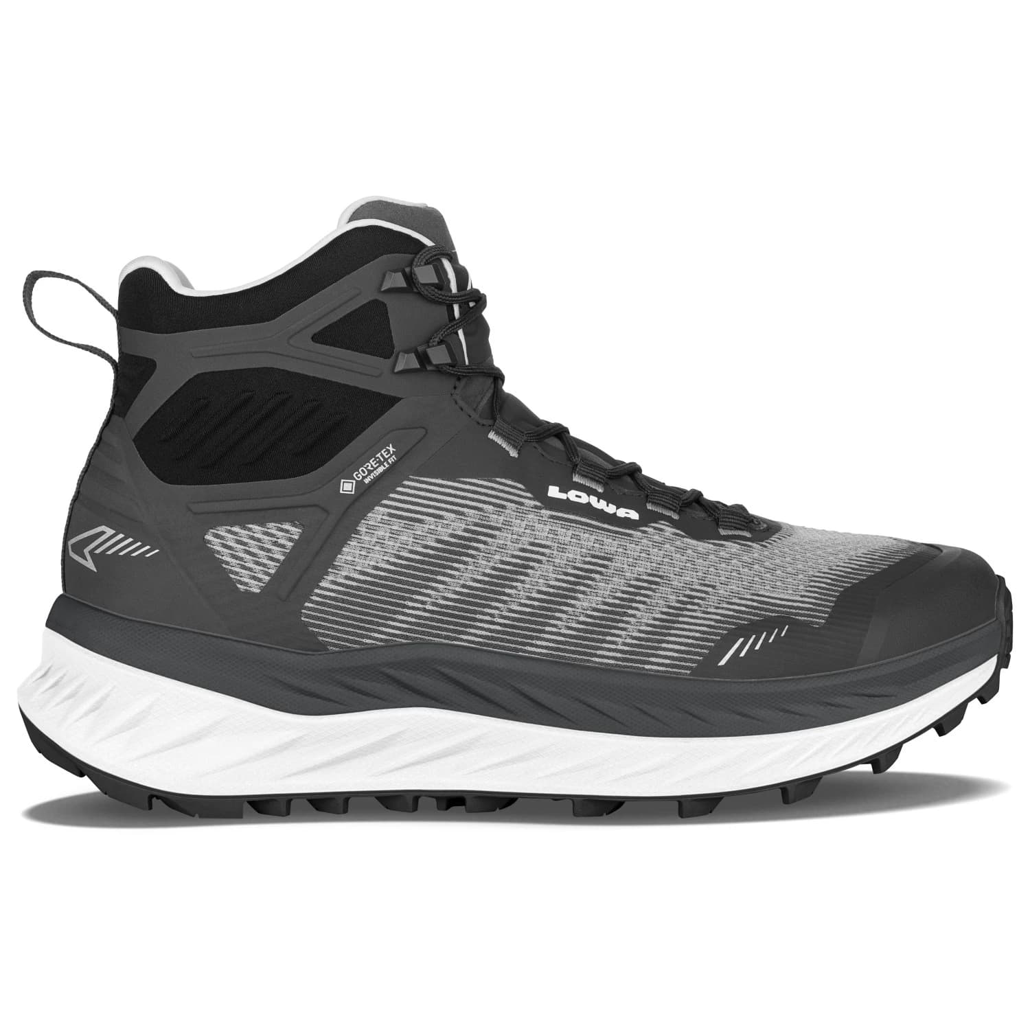 Дамски туристически обувки Lowa Women's Fortux GTX QC Trail running shoes - Black / White