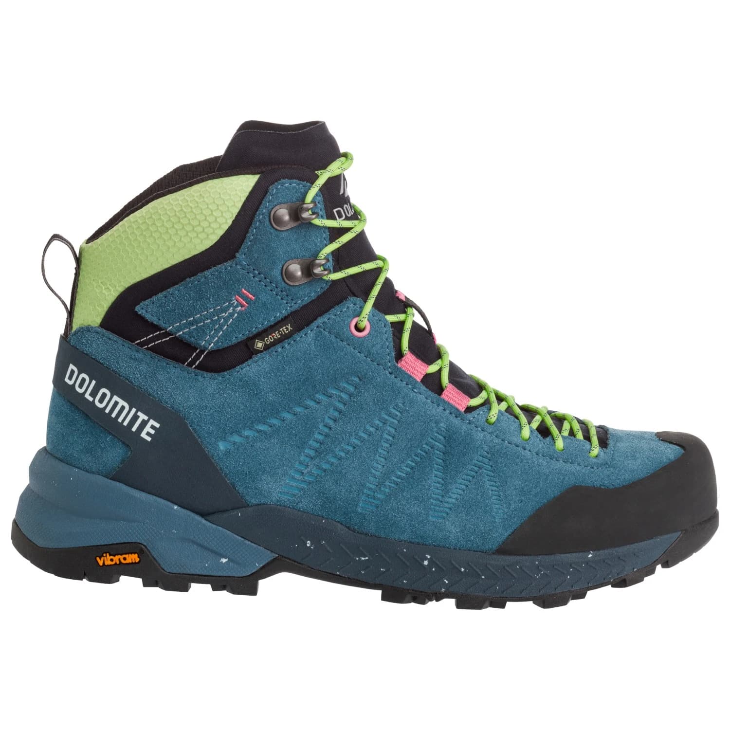 Дамски туристически обувки Dolomite Women's Crodarossa Leather High GTX Walking boots - Denim Blue