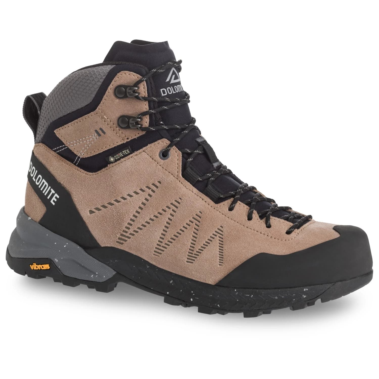 Дамски туристически обувки Dolomite Women's Crodarossa Leather High GTX Walking boots - Taupe Beige