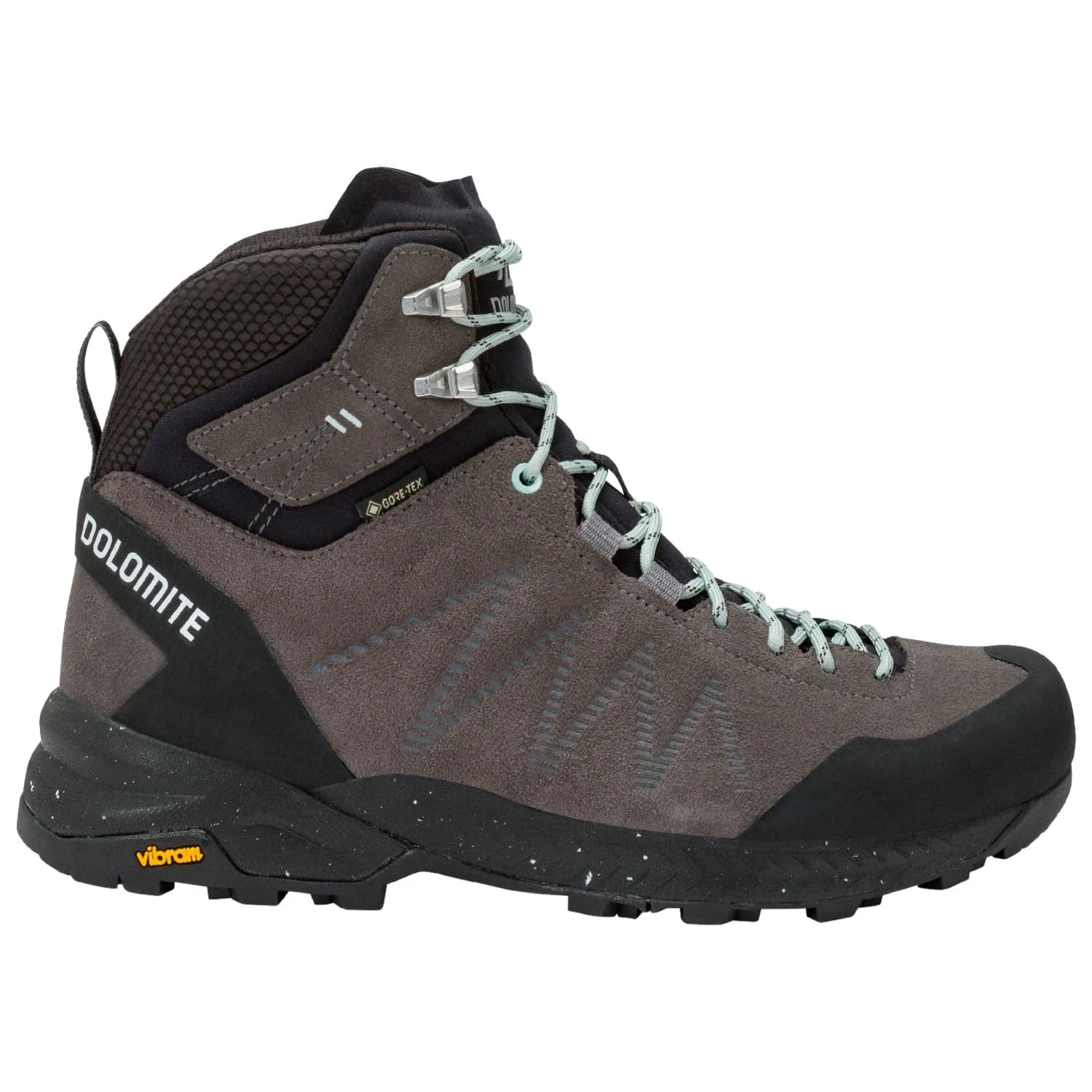 Дамски туристически обувки Dolomite Women's Crodarossa Leather High GTX Walking boots - Iron Grey