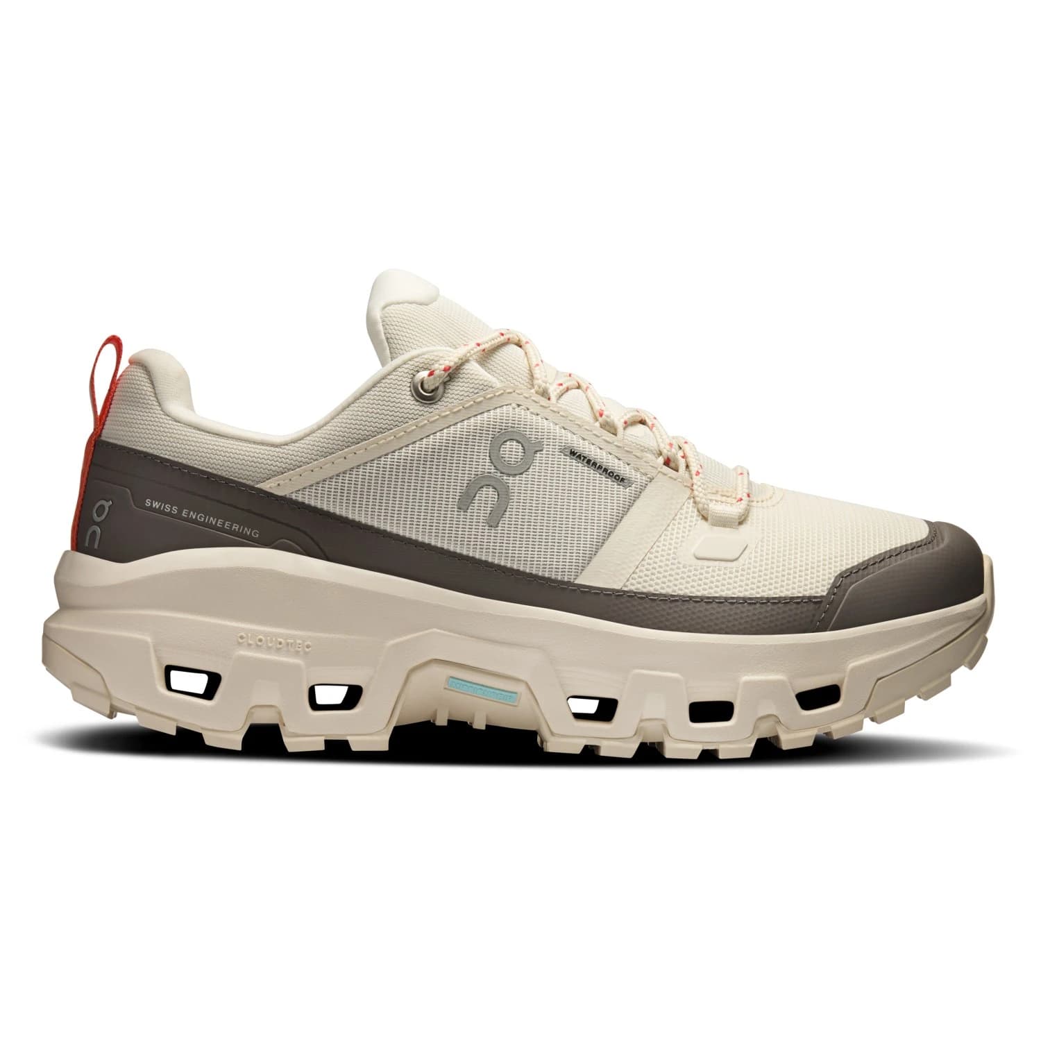 Дамски туристически обувки On Women's Cloudrock Low WP Walking boots - Ivory / Ivory