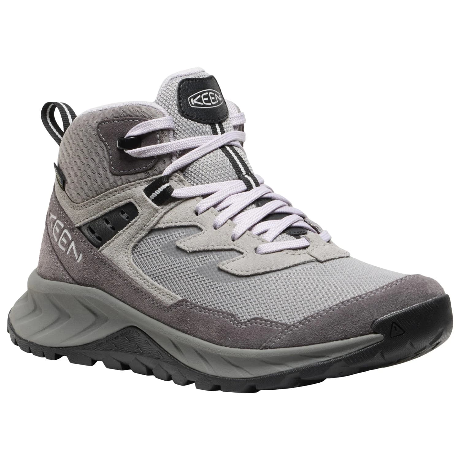 Дамски туристически обувки Keen Women's Hightrail Mid WP Walking boots - Alloy / Thistle